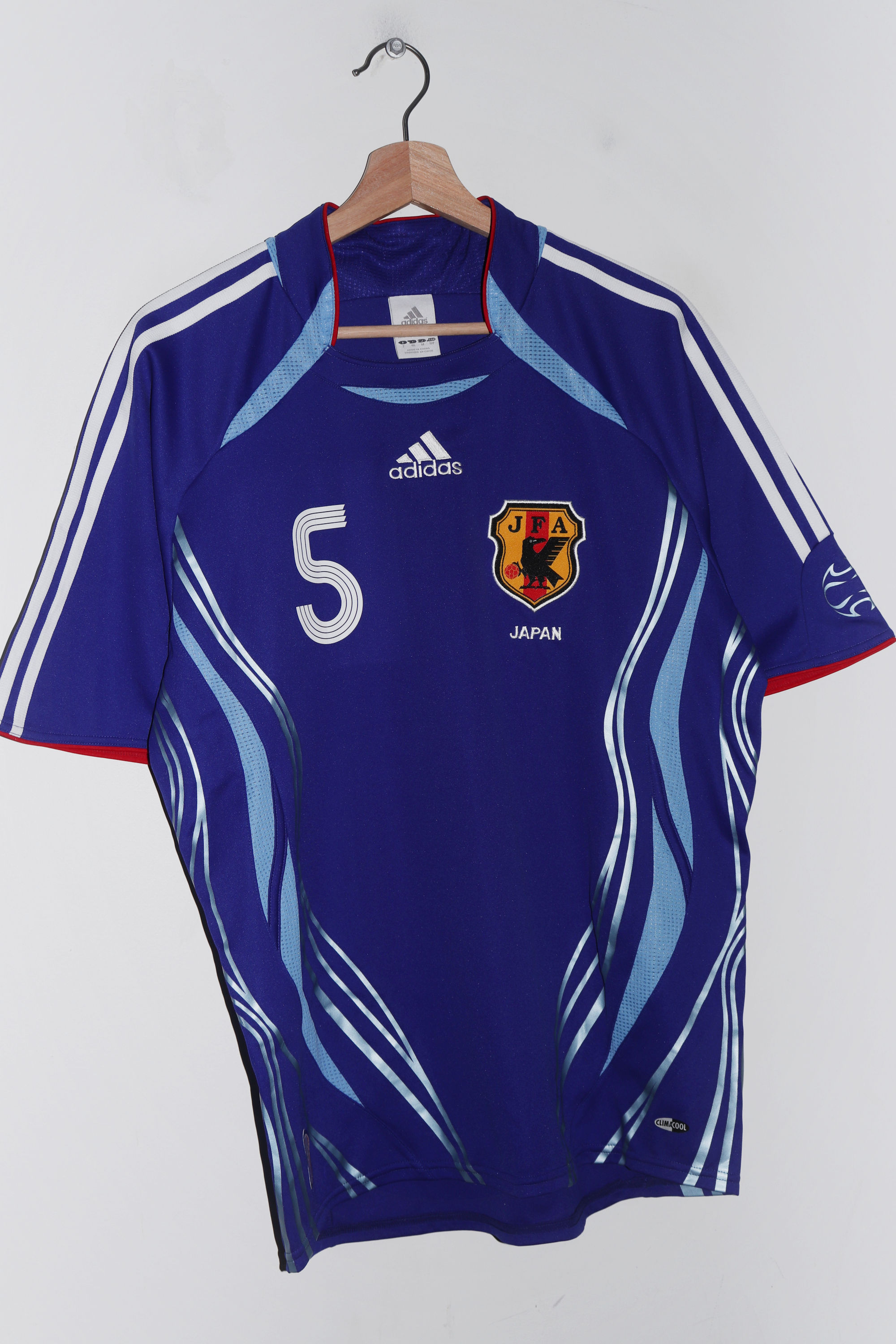 2006 World Cup Adidas Japan Home Kit #5 Miyamoto Jersey (M)
