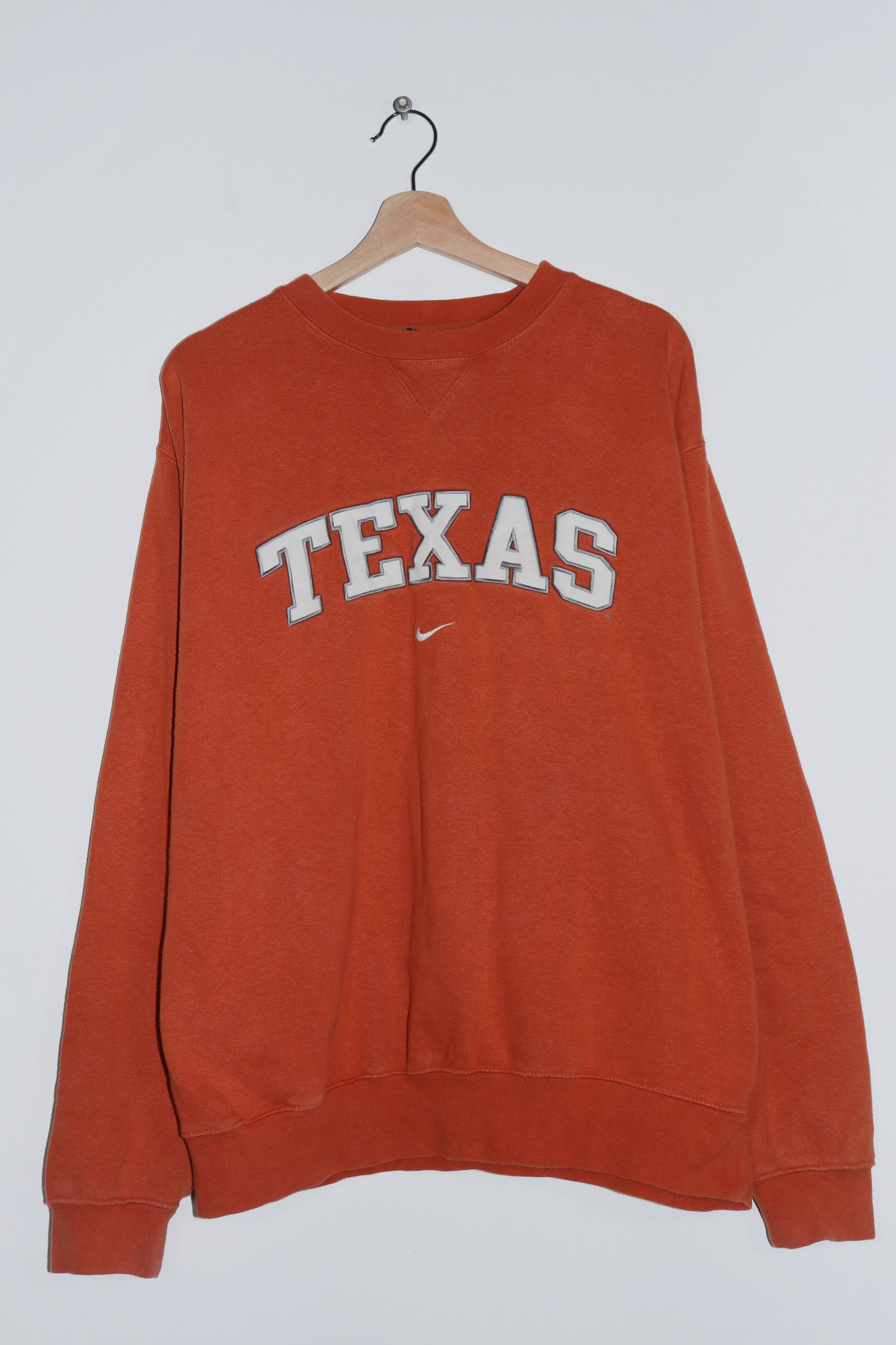 Vintage Nike Texas Embroidered Centre Swoosh Sweatshirt (L)