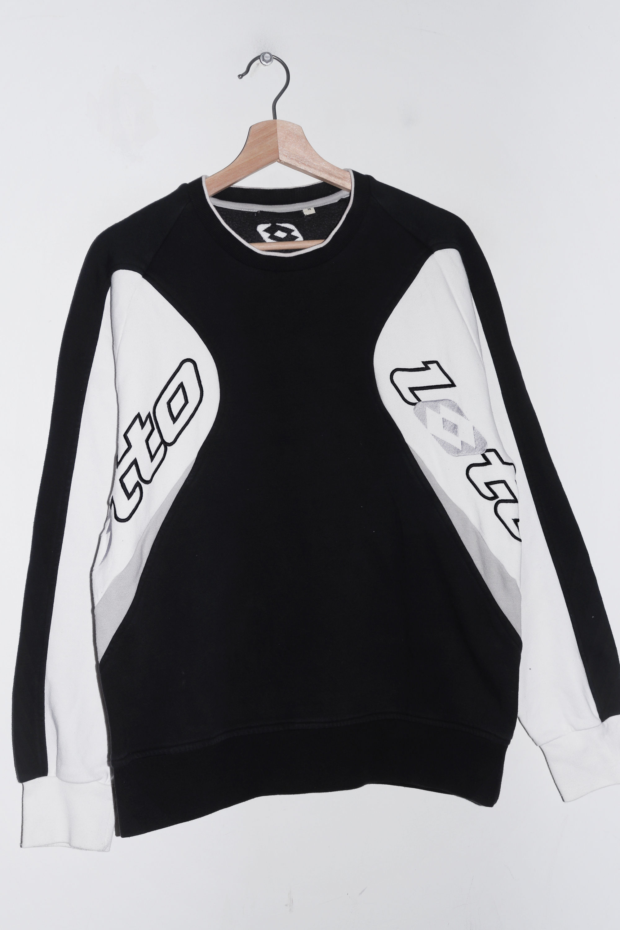 Vintage Lotto Football Embroidered Graphic Training Sweatshirt (M)