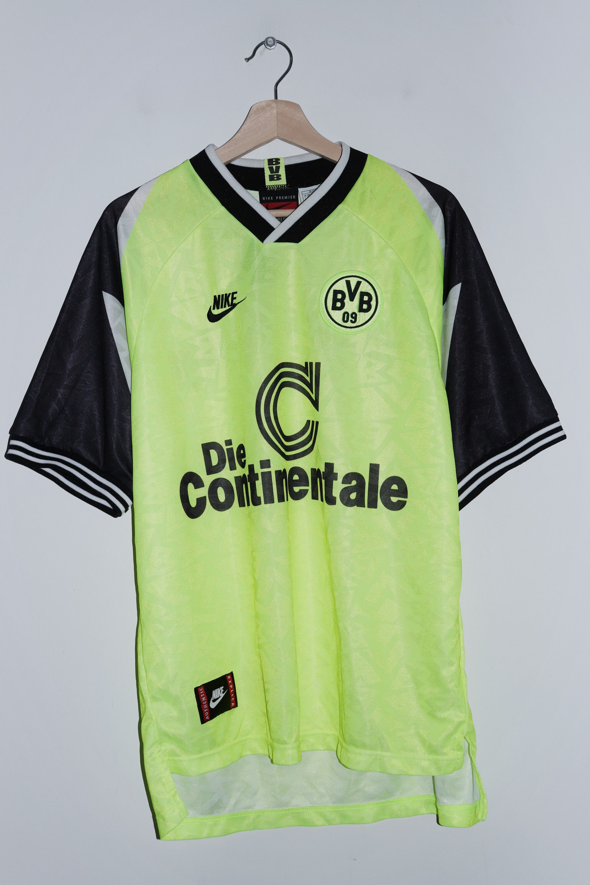 1995-96 Nike Premier BVB Home Kit Jersey (Very Rare) (L)