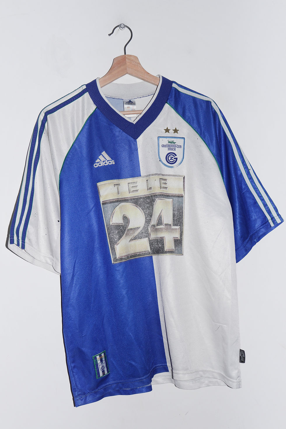1999-00 Adidas Grasshoppers Zurich Home Kit Jersey (L)