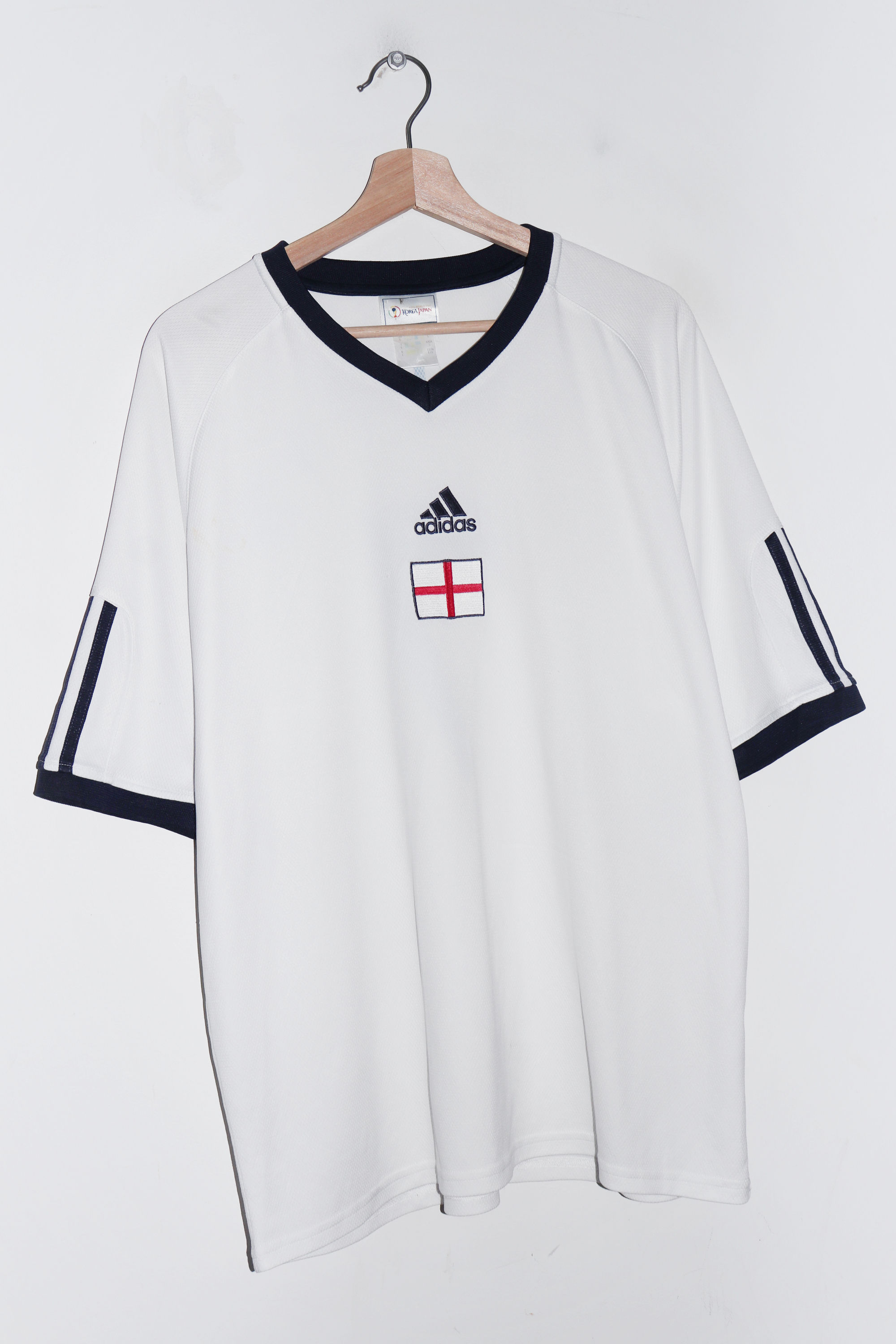 2002 World Cup Adidas England Football Training Kit Jersey (L)