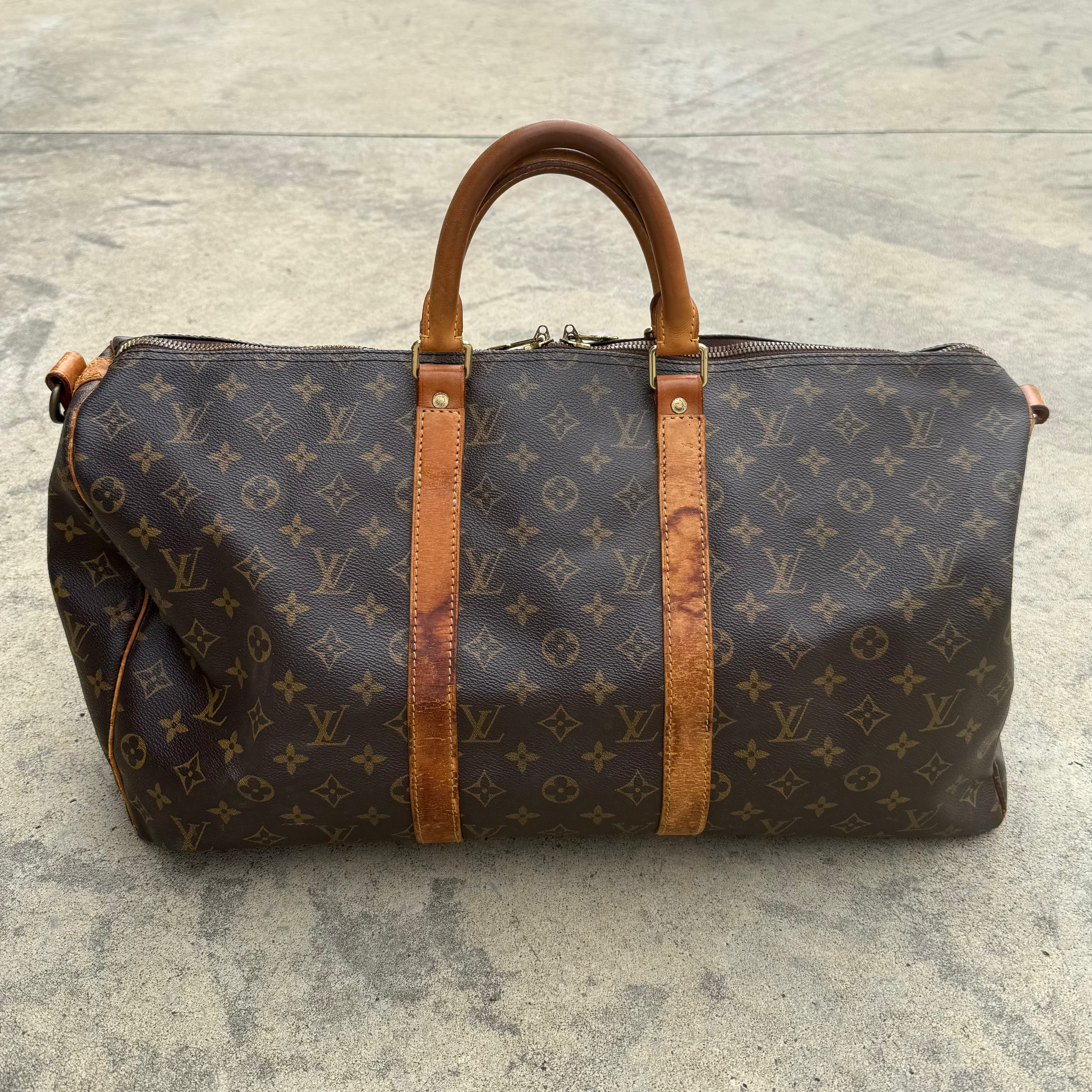 Vintage Louis Vuitton Monogram Keepall 50 Duffle Bag (2002)