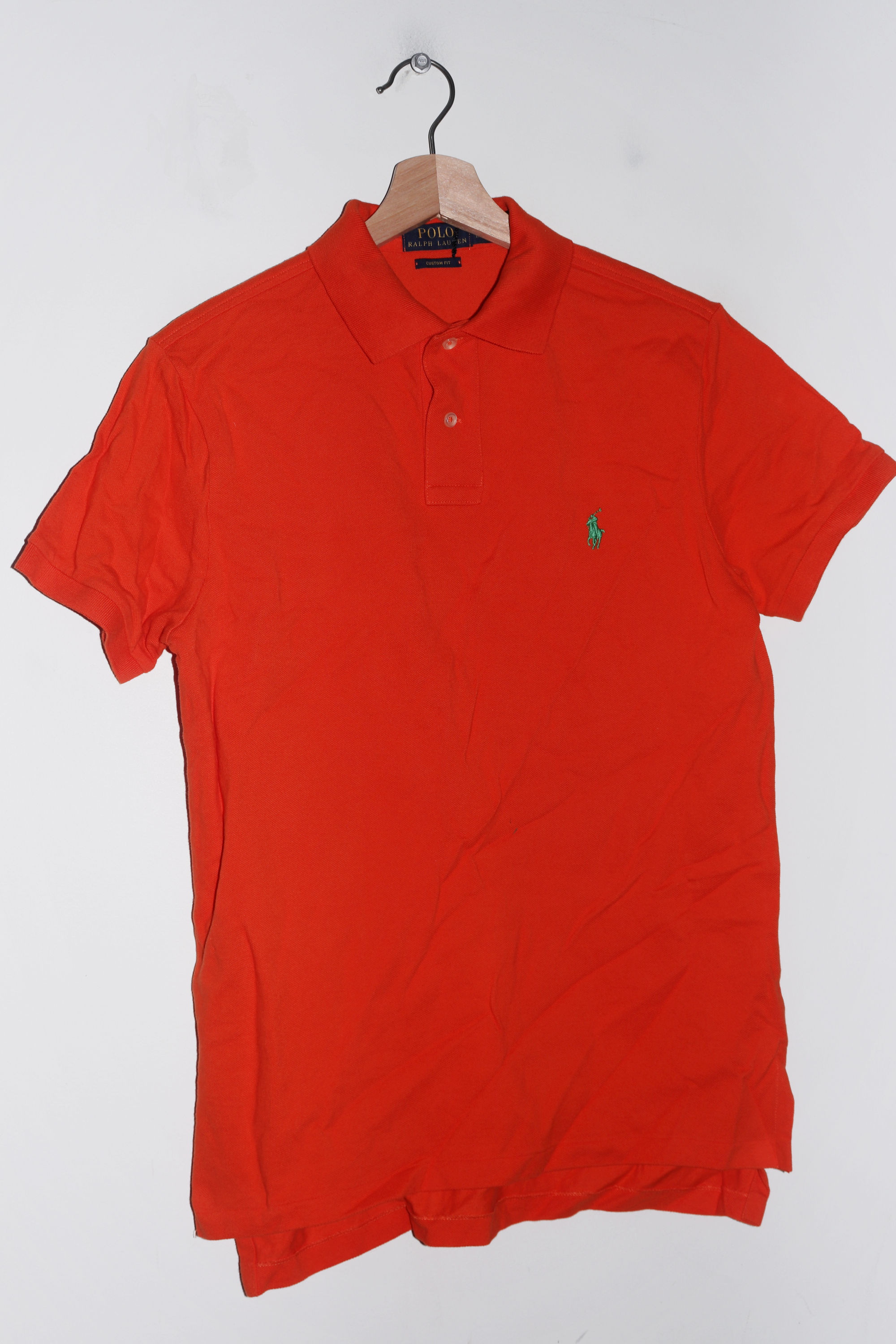 Polo Ralph Lauren Embroidered Logo Thick Orange Polo (M)