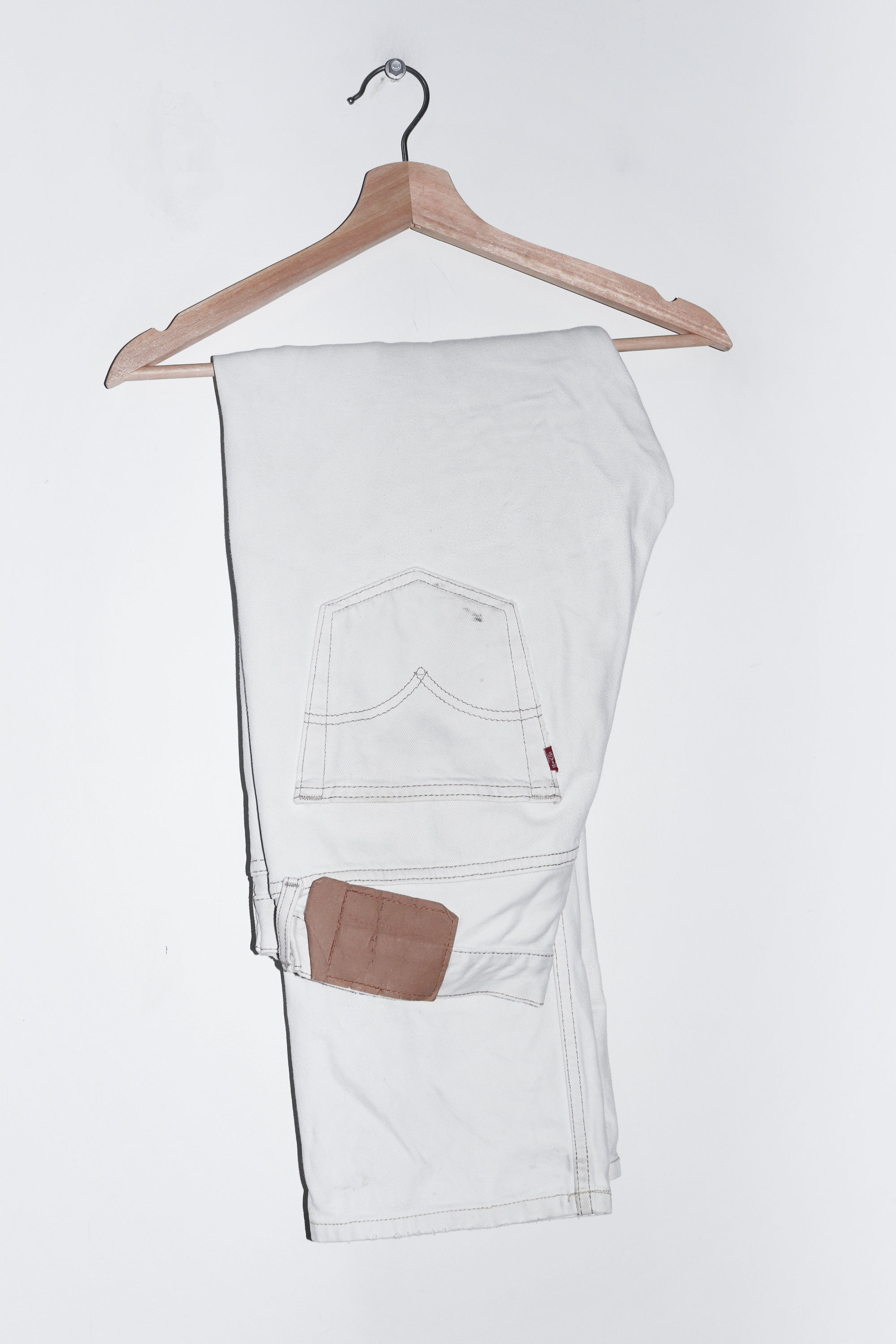 Cody Weightman's Vintage 90s Levi's Thick White Denim Jeans (30-32)