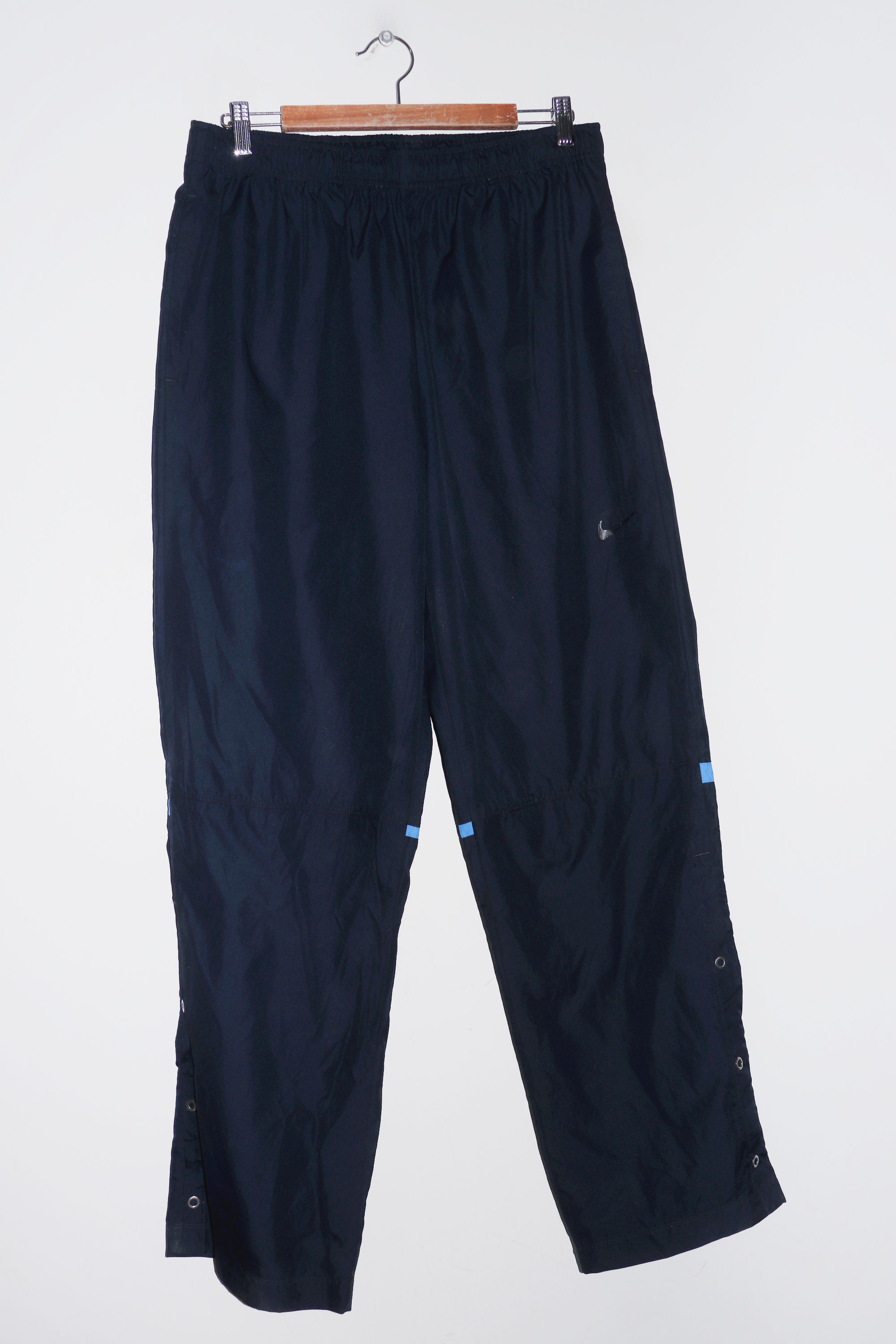 Old School Nike Golf Mini Swoosh Baggy Navy Track Pants (34-36)