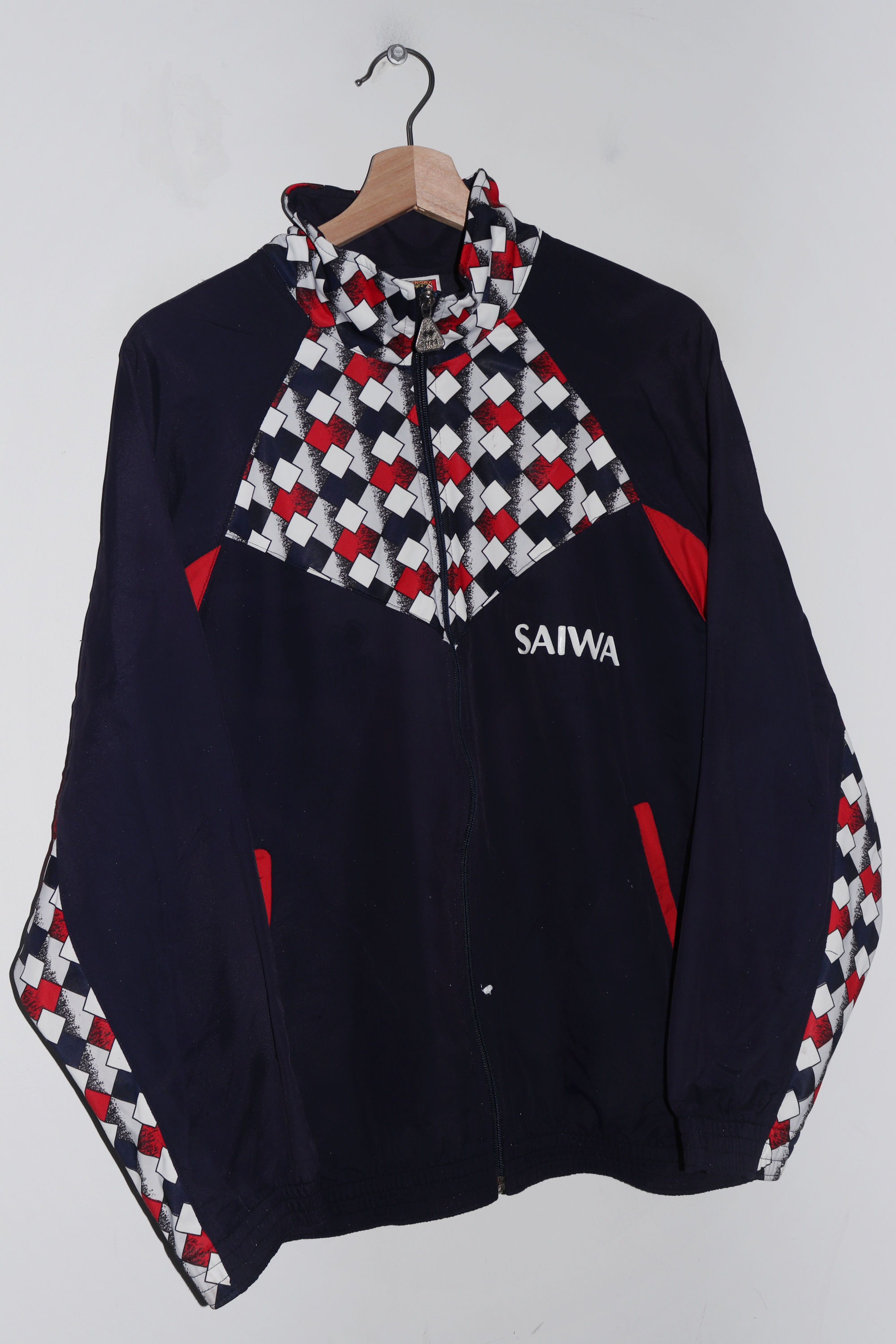 Vintage 90s Errea Genoa FC Saiwa Football Training Track Jacket (Rare) (M-L)