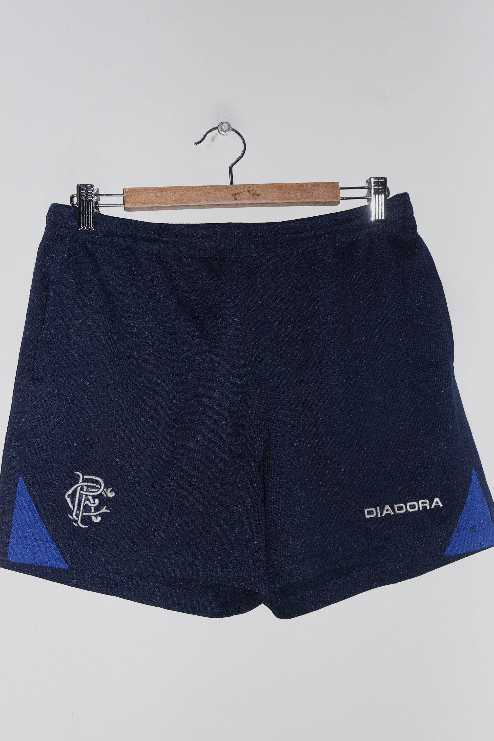 Vintage Diadora Glasgow Rangers Football Kit Shorts (30-32)