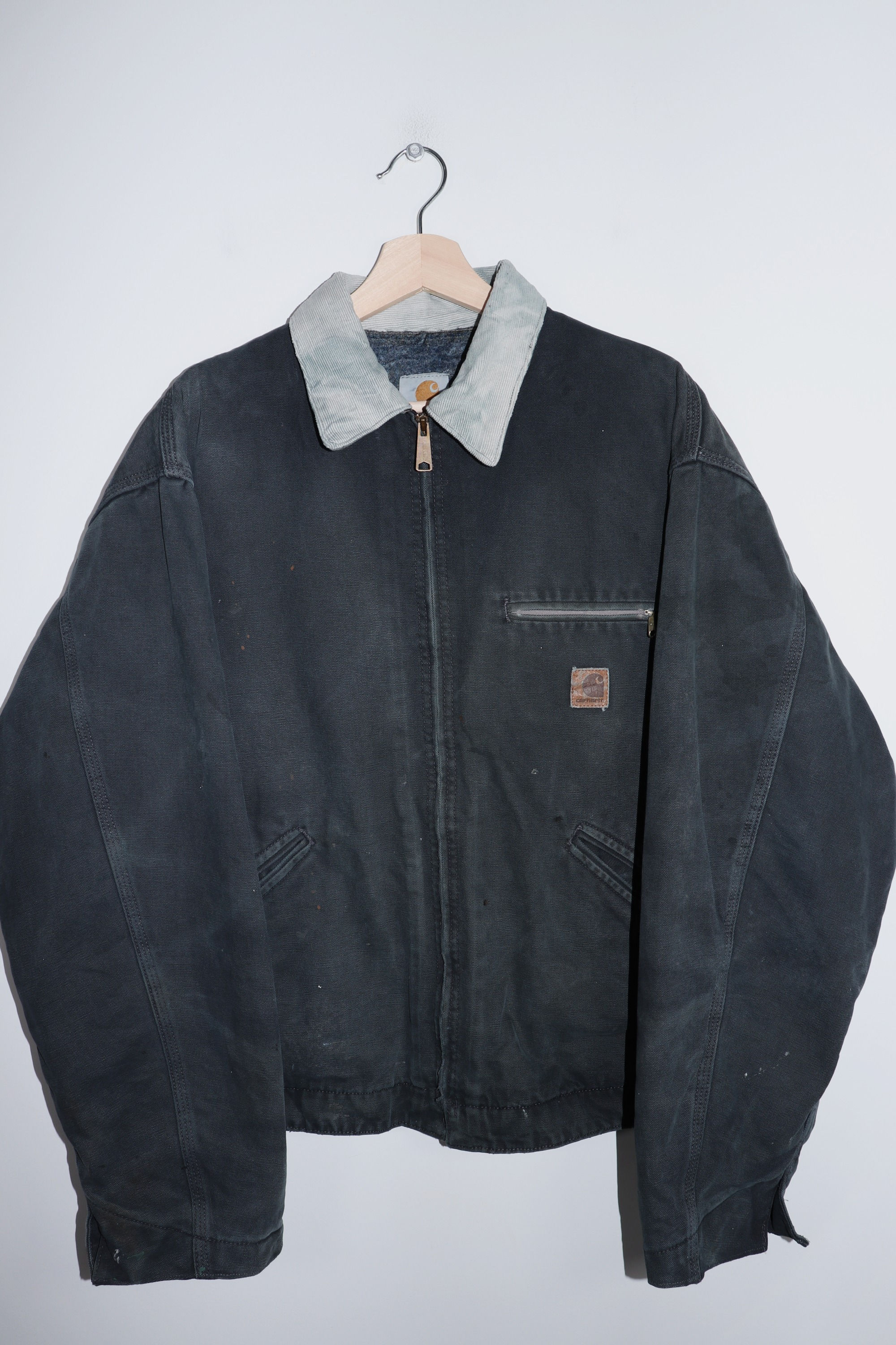 Vintage 80s Carhartt Blanket Lined Detroit Jacket (Rare) (XL)