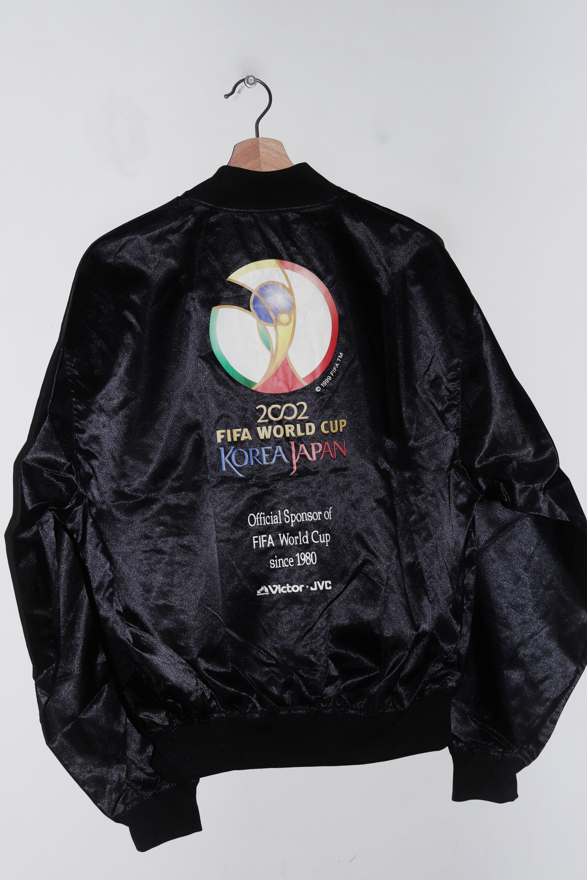 Vintage 2002 Japan South Korea World Cup JVC Satin Varsity Jacket (M)