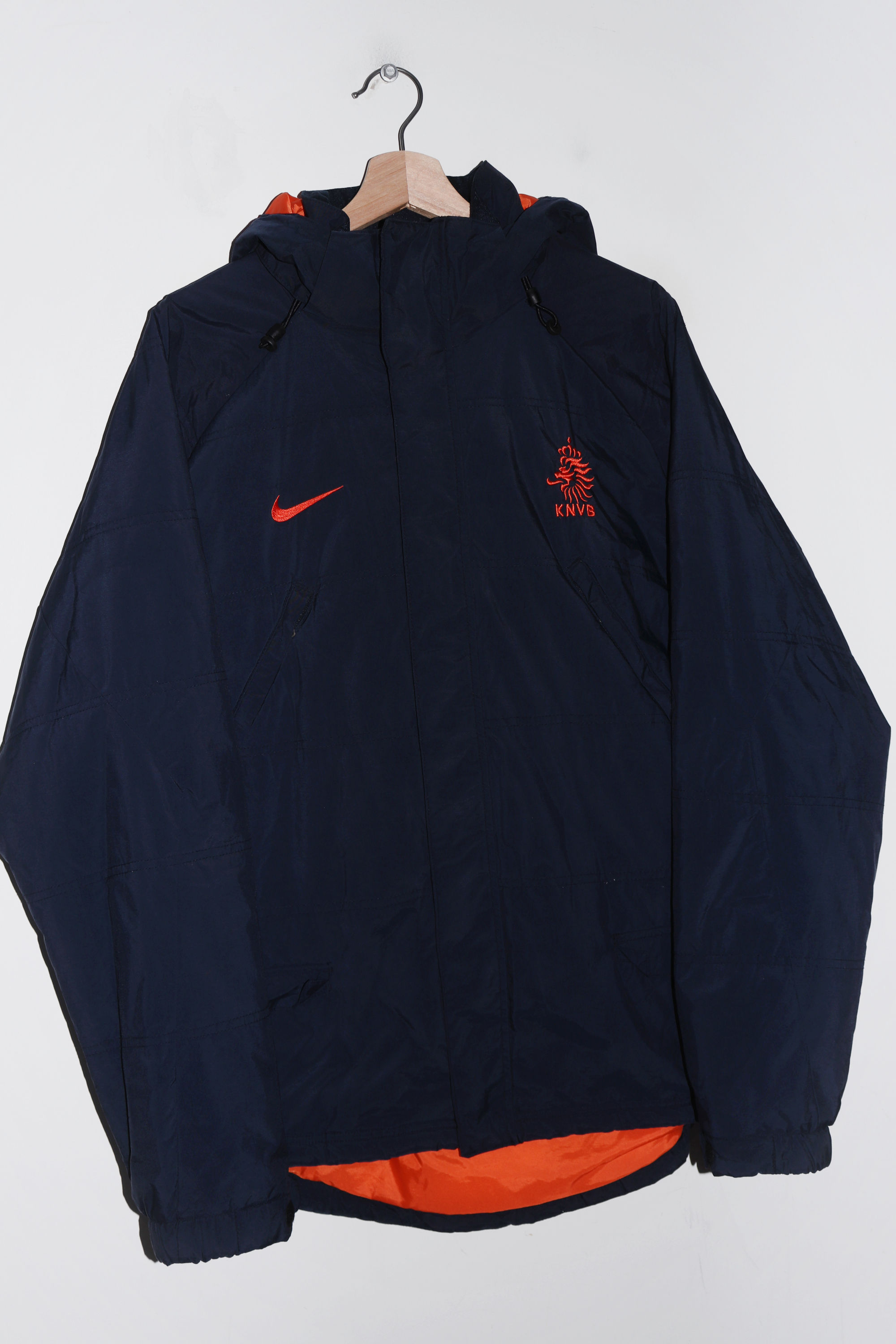 Vintage Nike Netherlands Football Thick Lined Outerwear Jacket (Rare) (L)