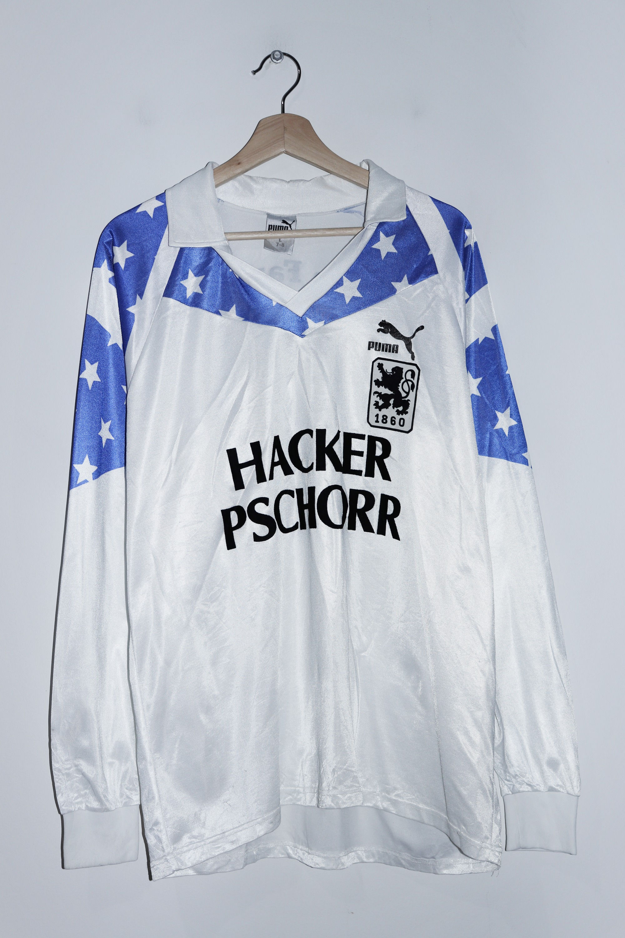 1990-91 Puma 1860 Munich Home Kit Long Sleeve Jersey (Very Rare) (L)