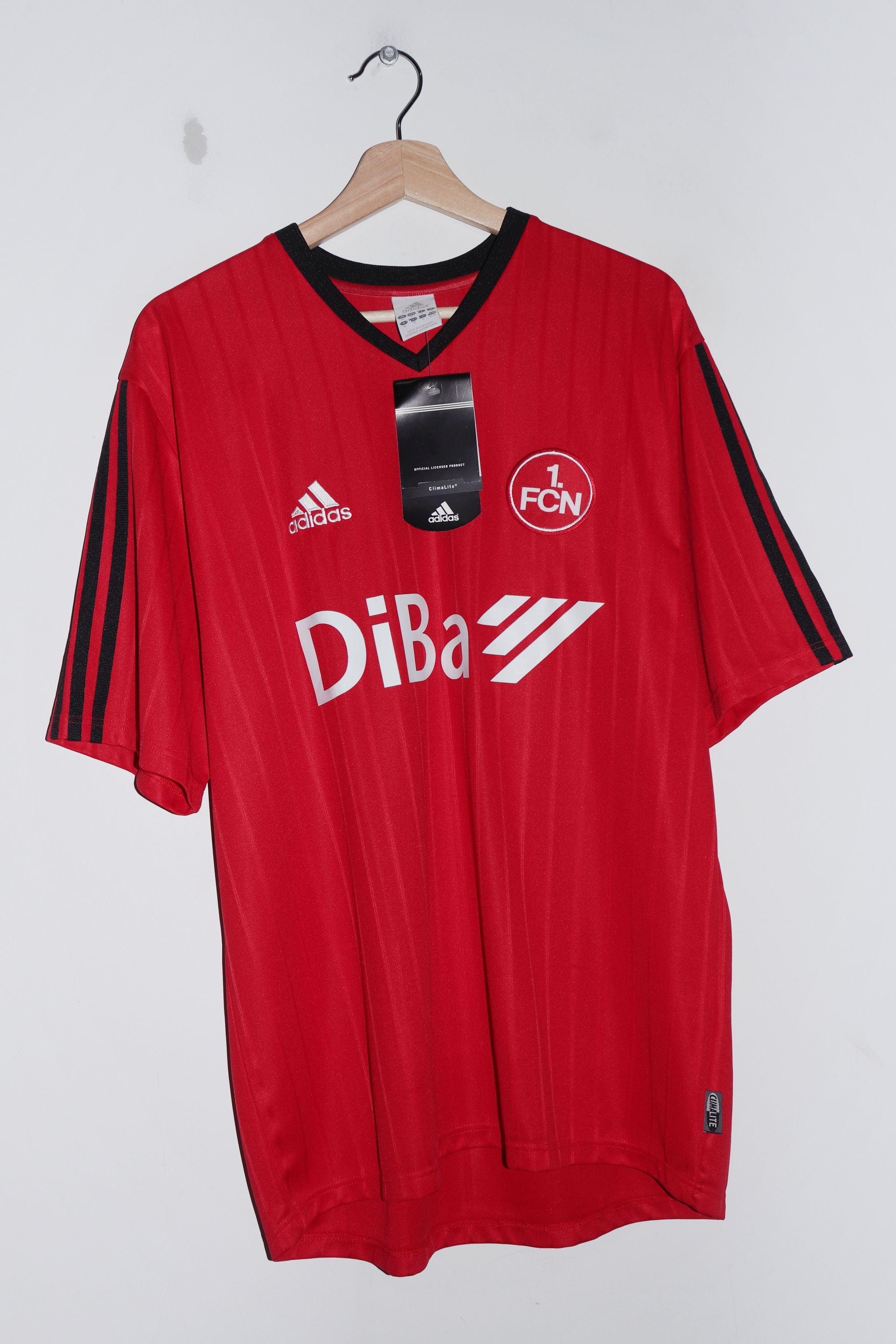 (DEADSTOCK) 2003-04 Adidas 1. FC Nürnberg Home Kit Jersey (Rare) (L)
