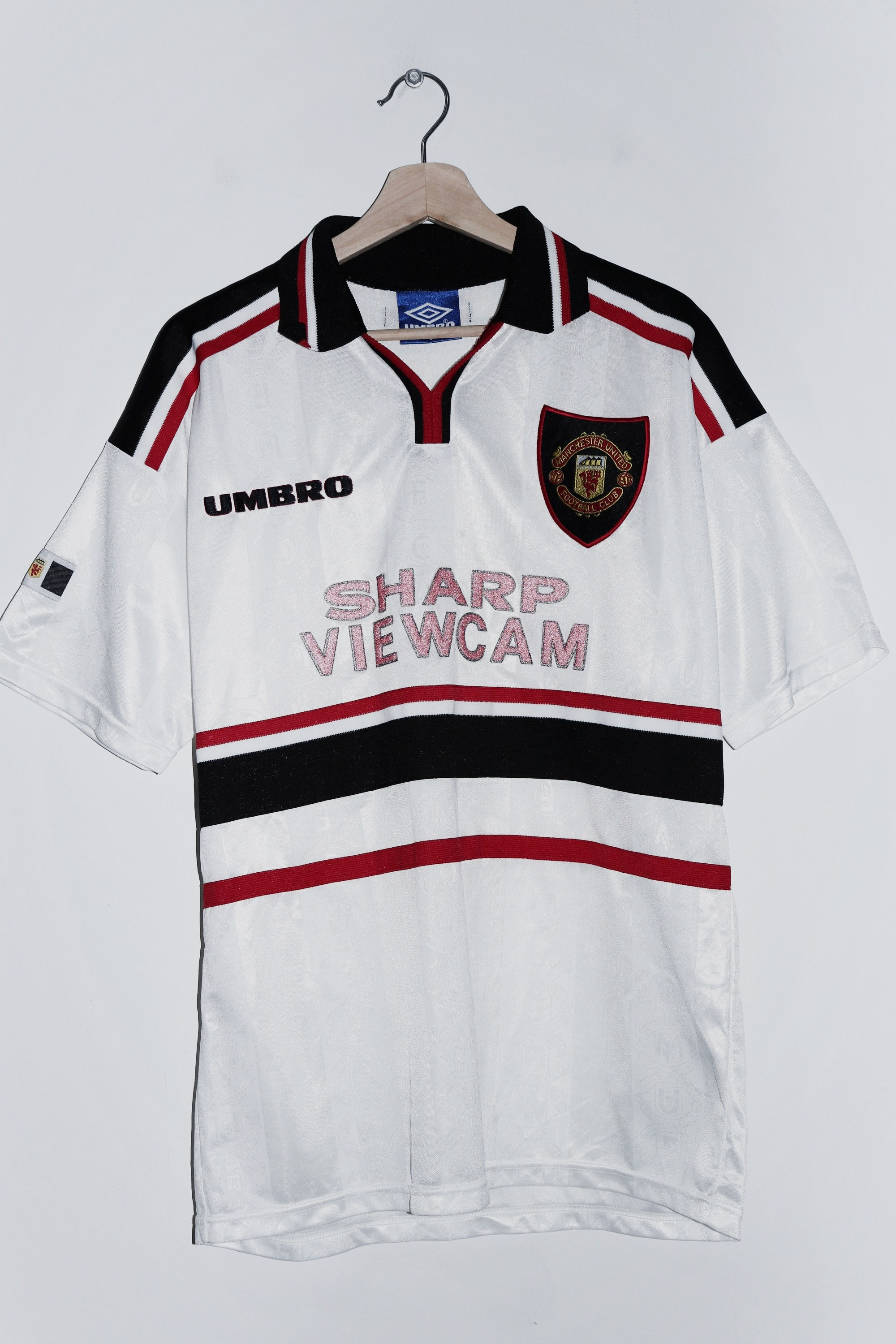 1996-98 Umbro Manchester United Away Kit Jersey (L)