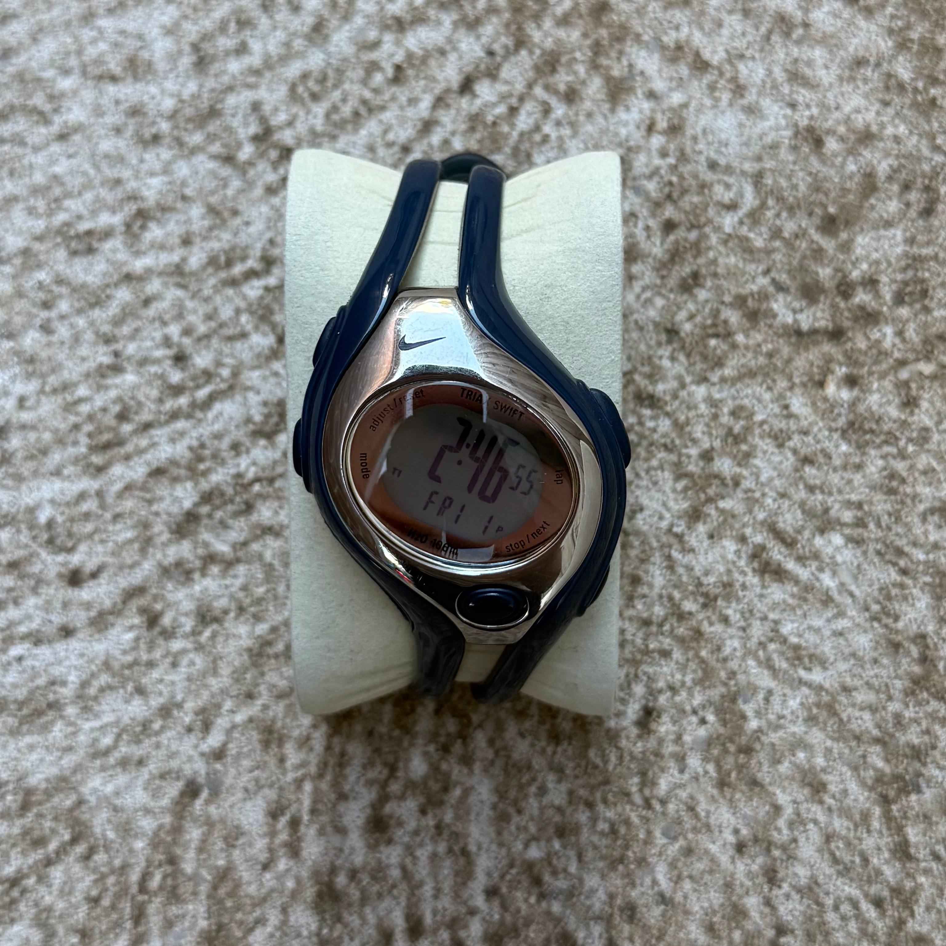 Vintage Nike Triax Swift Navy Digital Watch