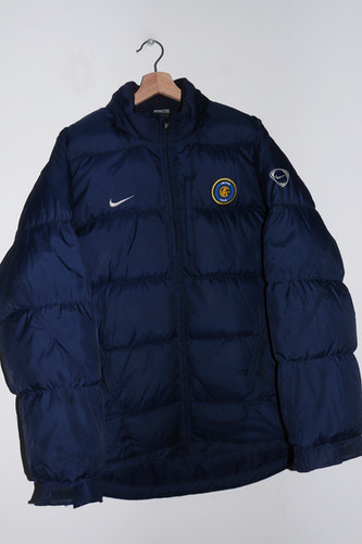 Vintage Nike Inter Milan Thick Duck Down Football Training Puffer