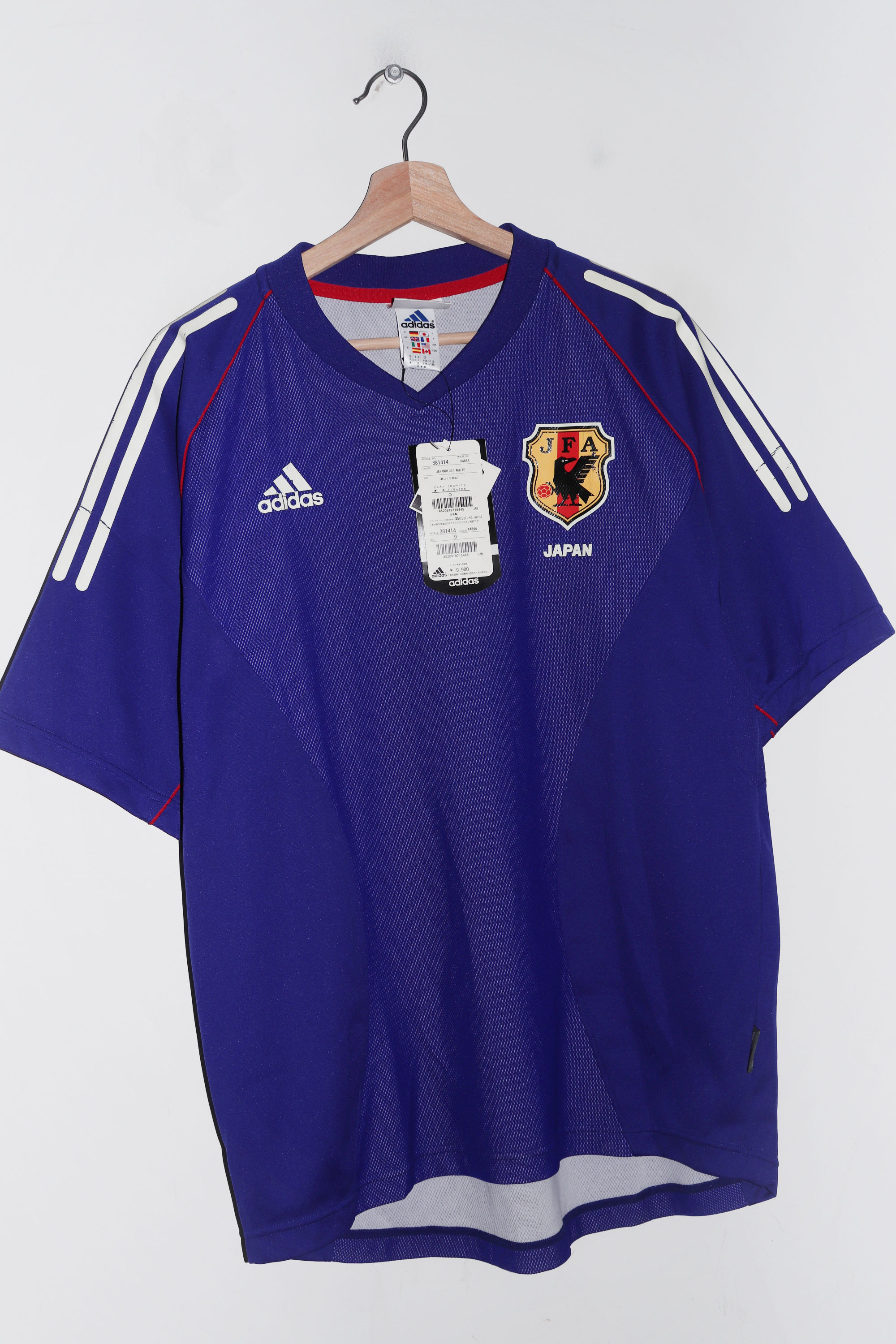 (DEADSTOCK) 2002 World Cup Adidas Japan Home Kit Jersey (Rare) (L)