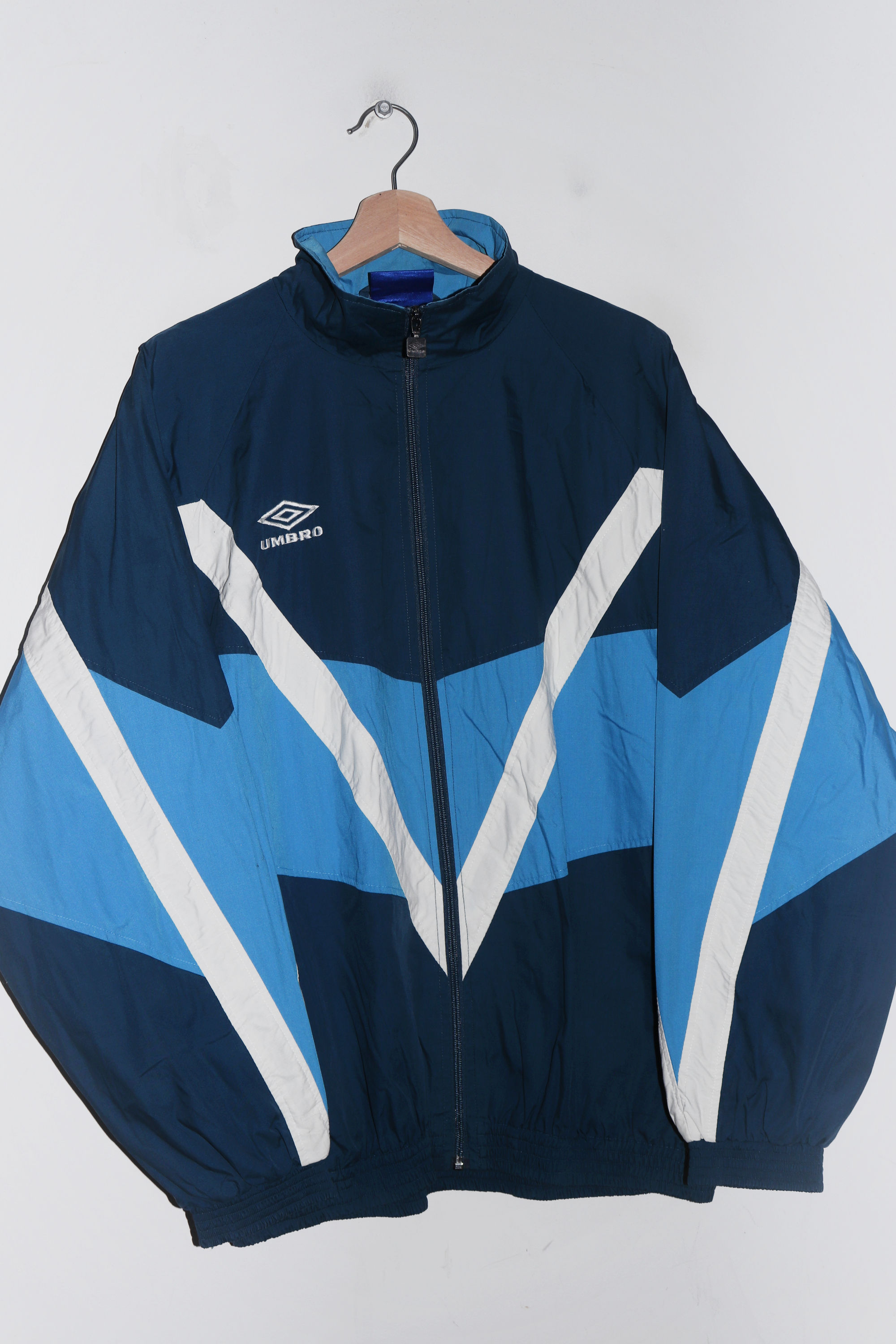Vintage 90s Umbro Embroidered Logo Colour Block Track Jacket (L-XL)
