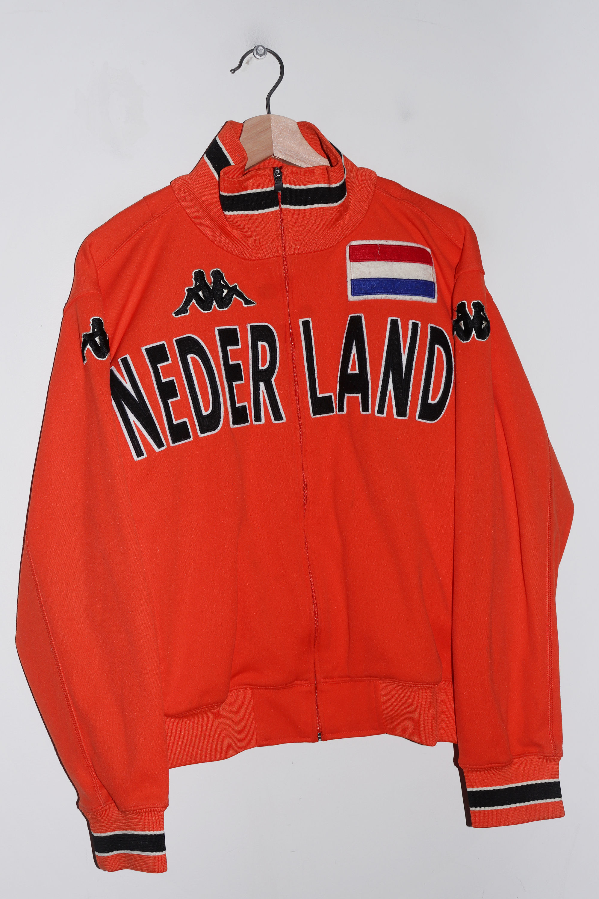 Vintage 2000s Kappa Netherlands Football Training Spellout Track Jacket (M)
