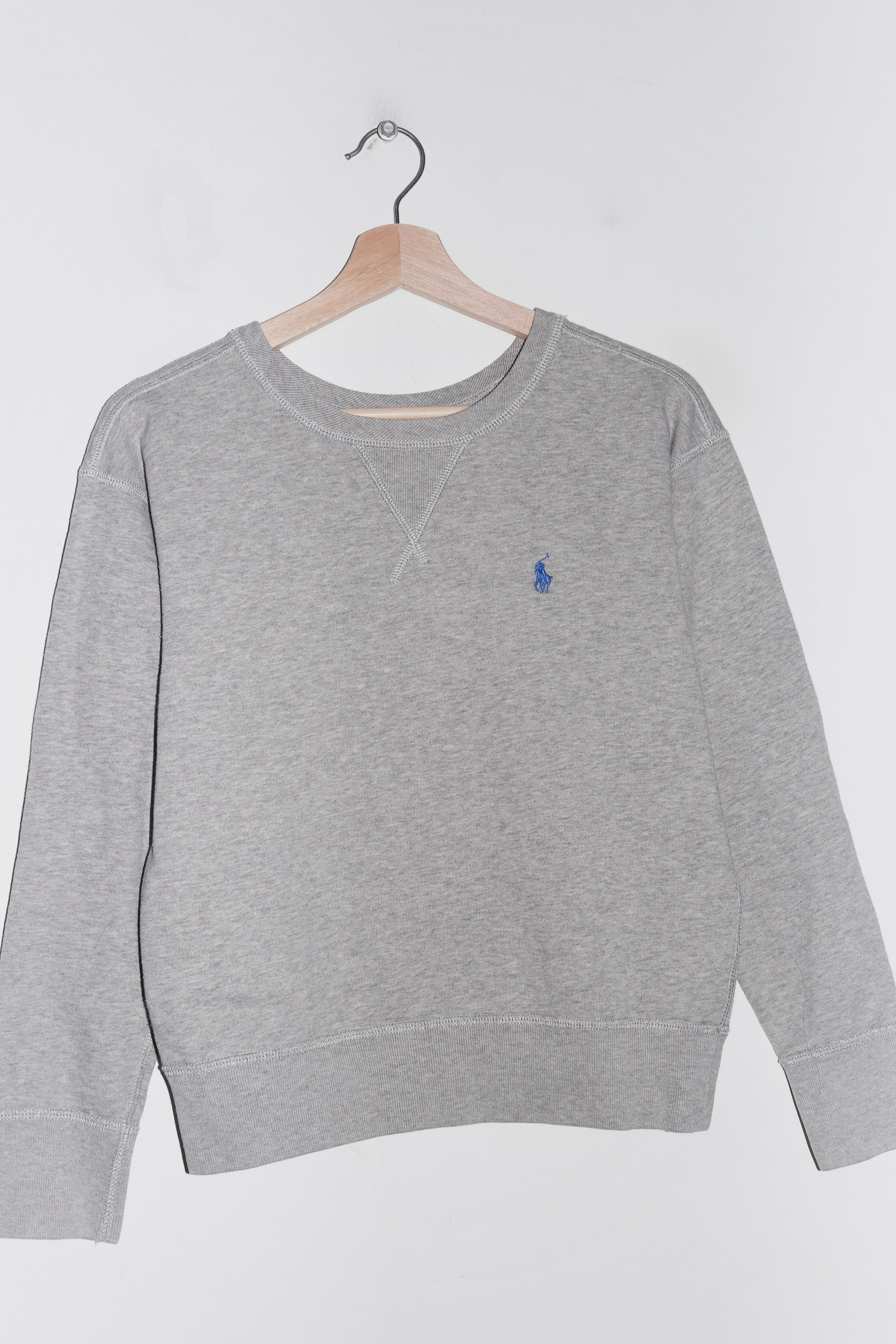 Polo Ralph Lauren Embroidered Logo Grey Sweatshirt (M)