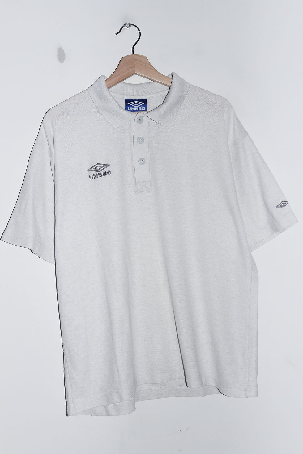 UMBRO short sleeve polo shirt, men's size L cotton navy blue type Vintage Second Hand main image 1