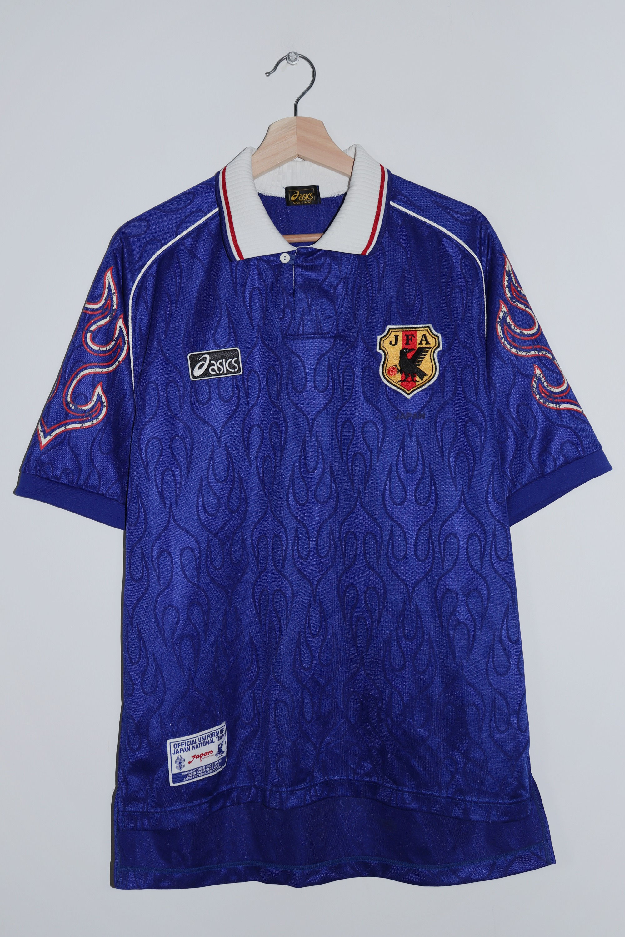 1998 Asics Japan National Team Home Kit Flame Jersey (Very Rare) (M-L)