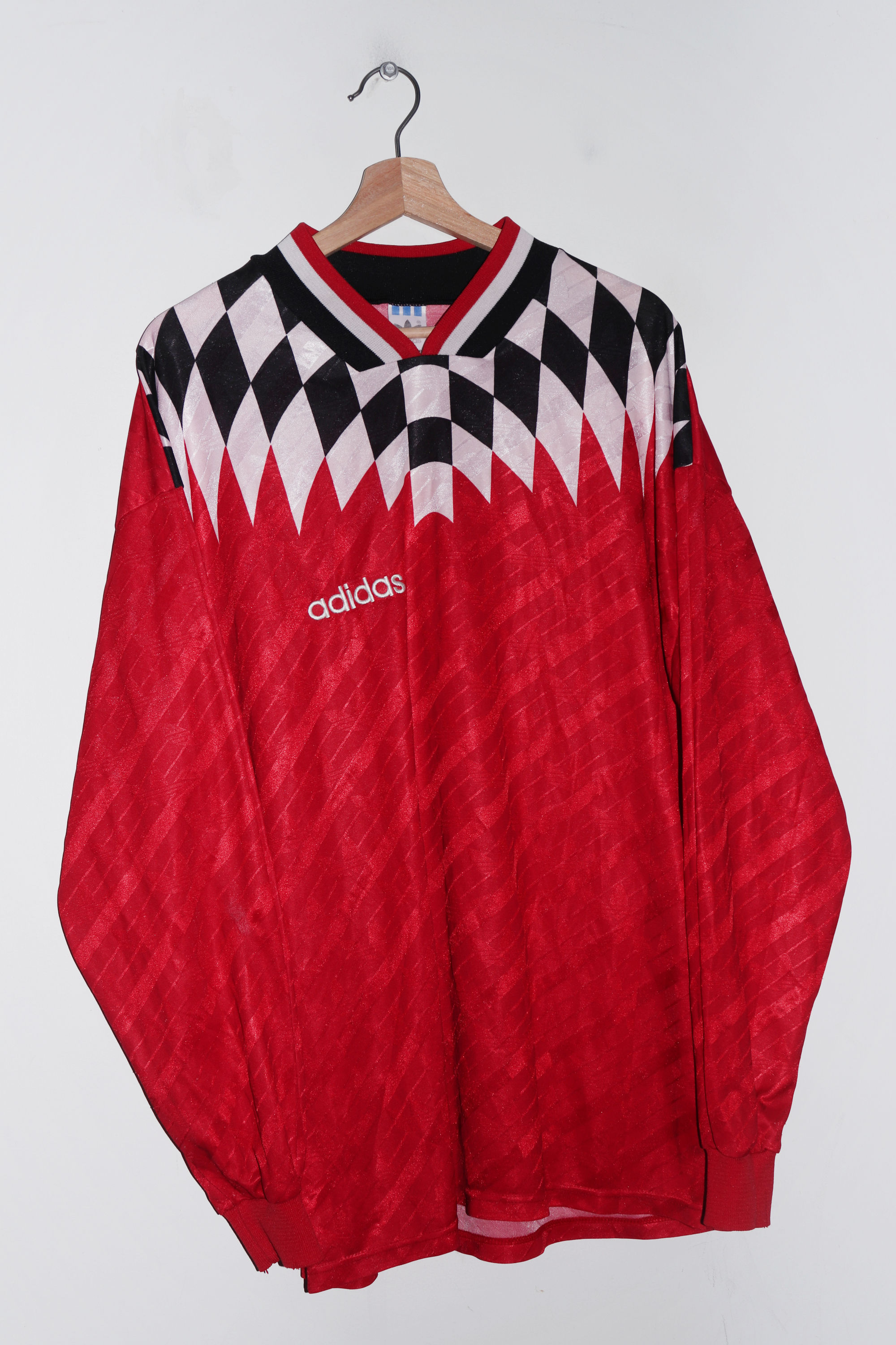 Vintage 1994 Adidas Football Training Kit Long Sleeve Jersey (L-XL)