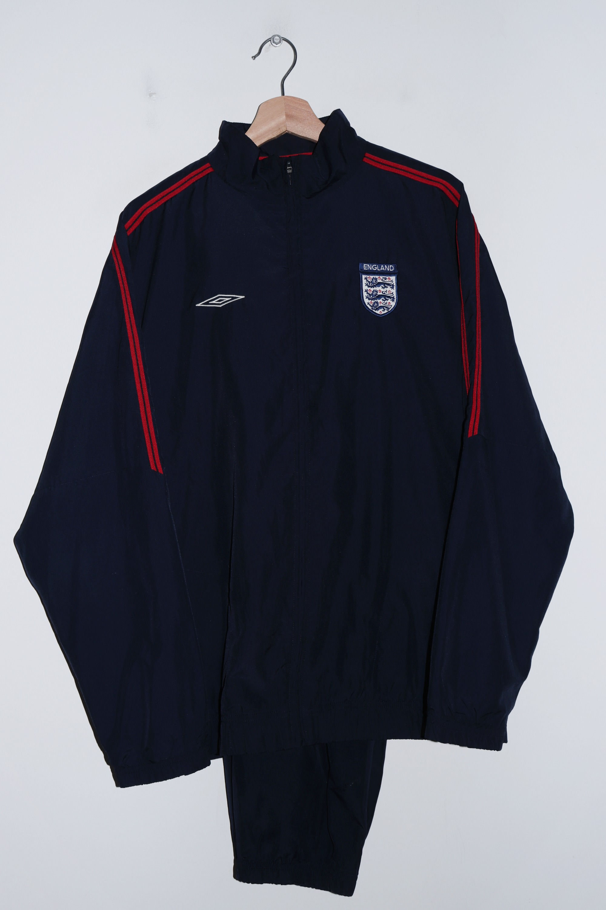 Vintage Umbro England Football Full Tracksuit Set (Rare) (L)