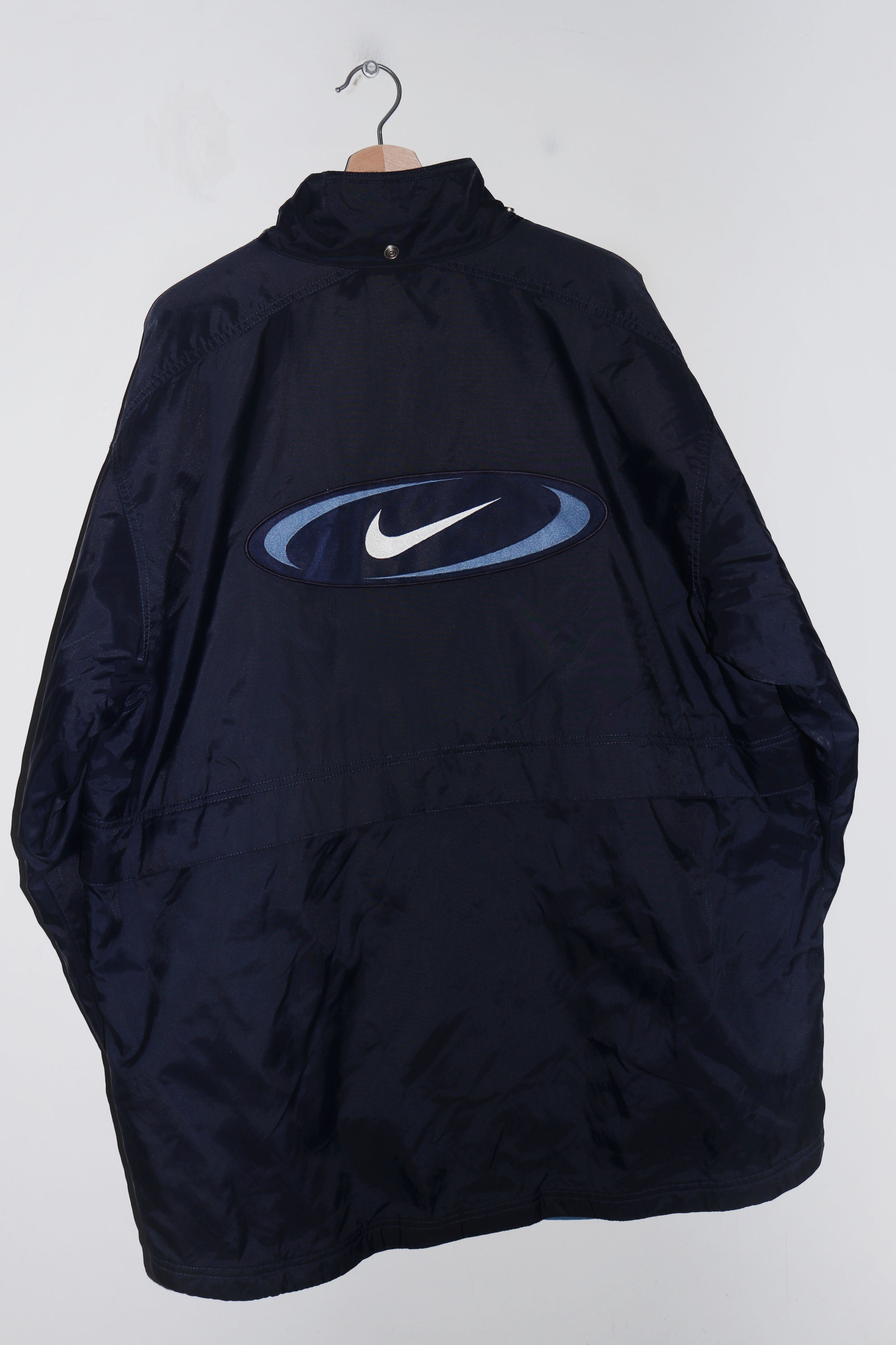 Vintage 90s Nike Large Swoosh Thick Padded Outerwear Jacket (XL)
