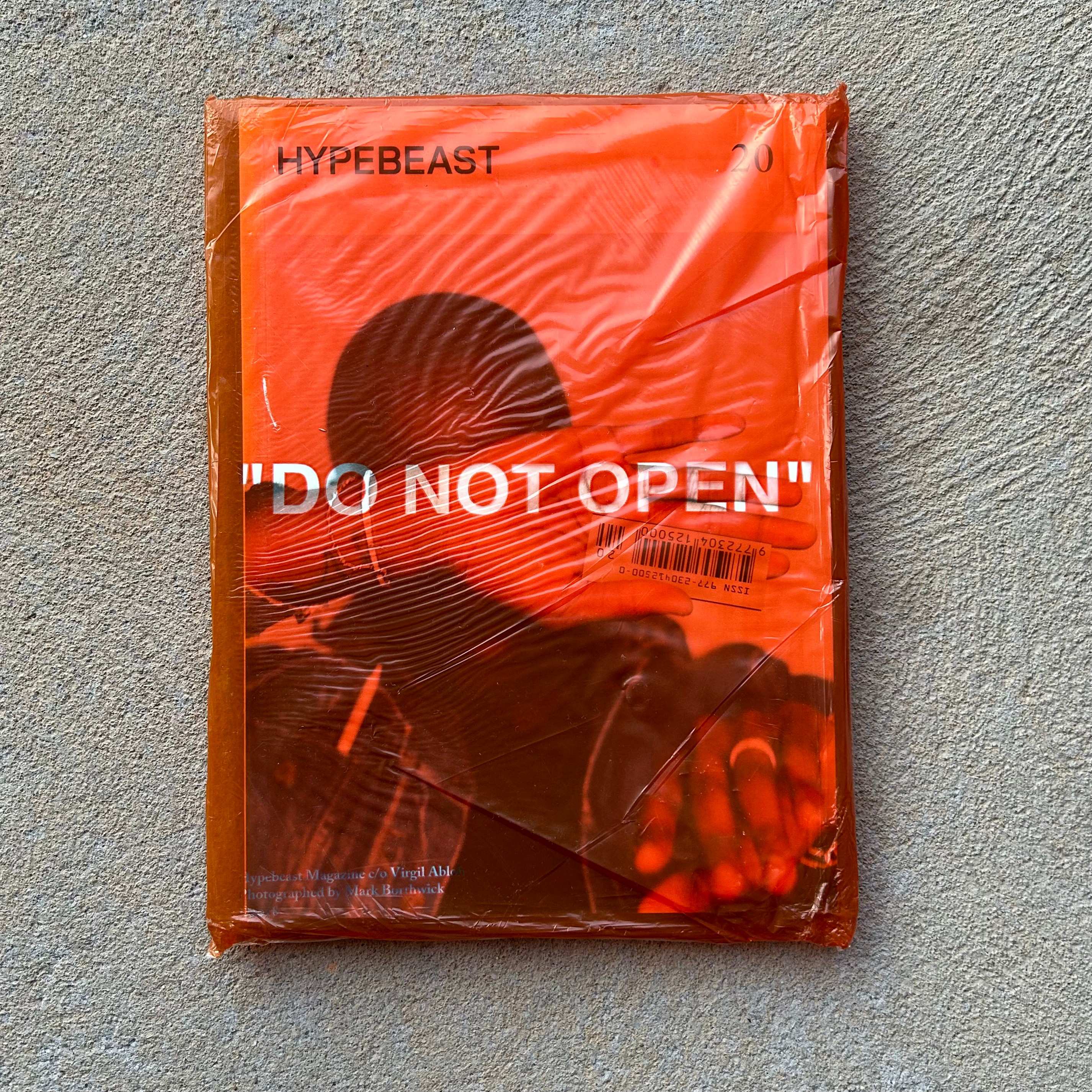 Hypebeast Magazine Virgil Cover Issue 20 (2018)