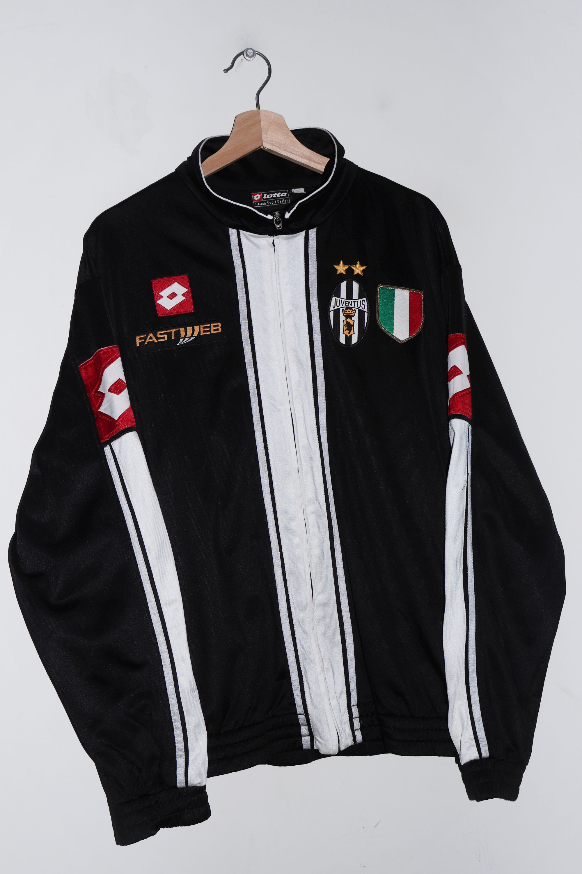 2001-02 Lotto Juventus Football Training Track Jacket (Rare) (L)