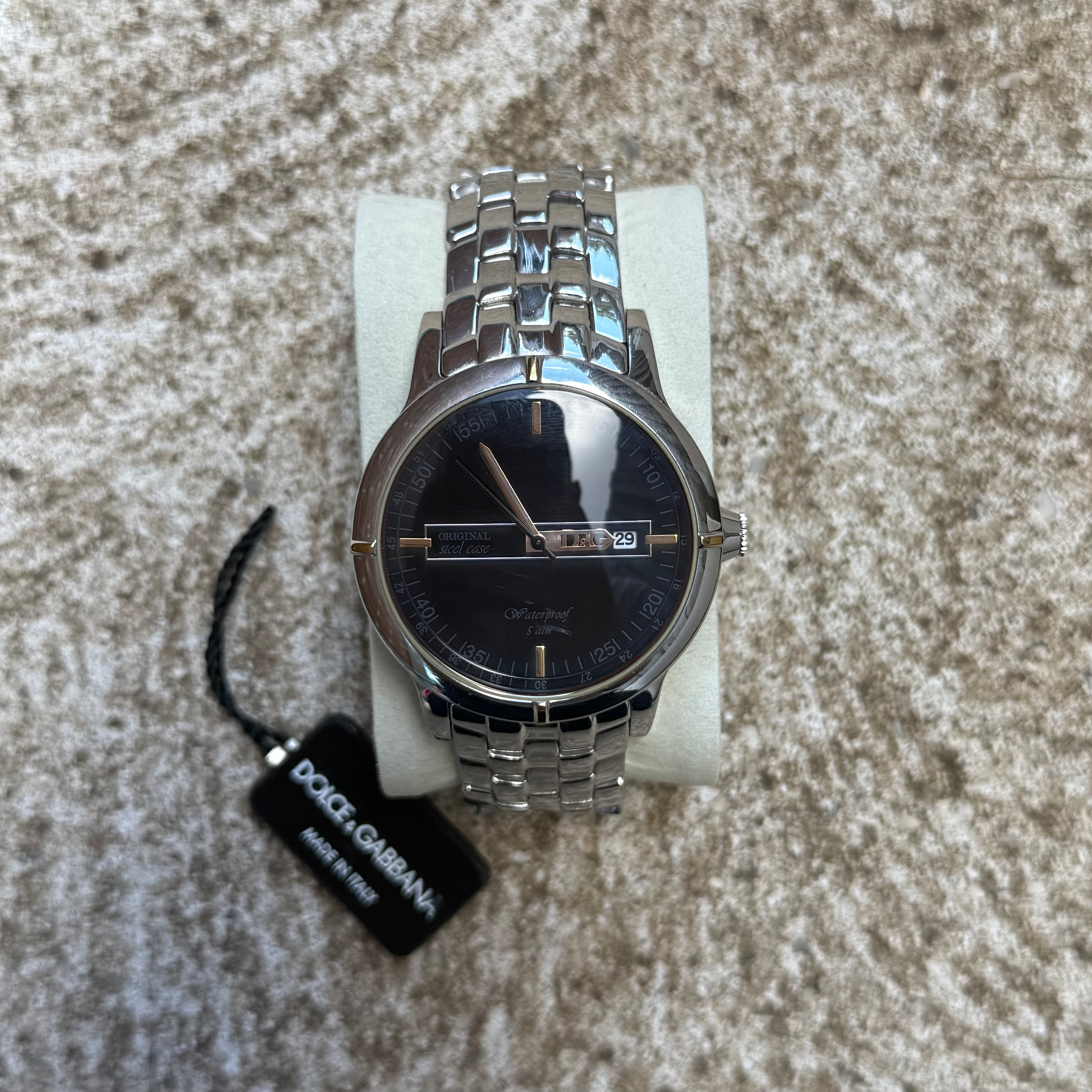 (DEADSTOCK) Dolce & Gabbana Silver Quartz Watch