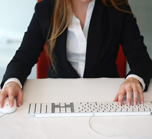 Typing On Keyboard