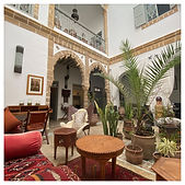 patio traditionnel marocain