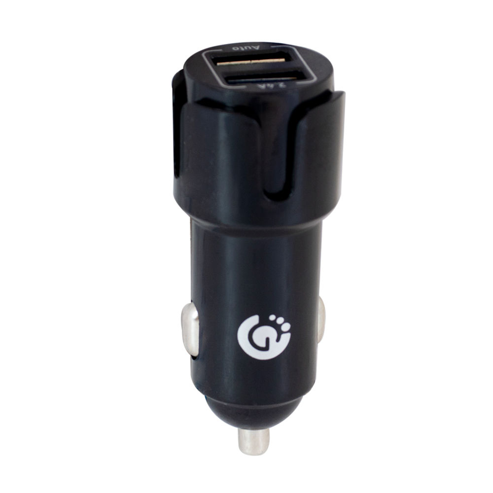 ADAPTADOR AUTO 2 USB 2.4A 12V GOLDTECH