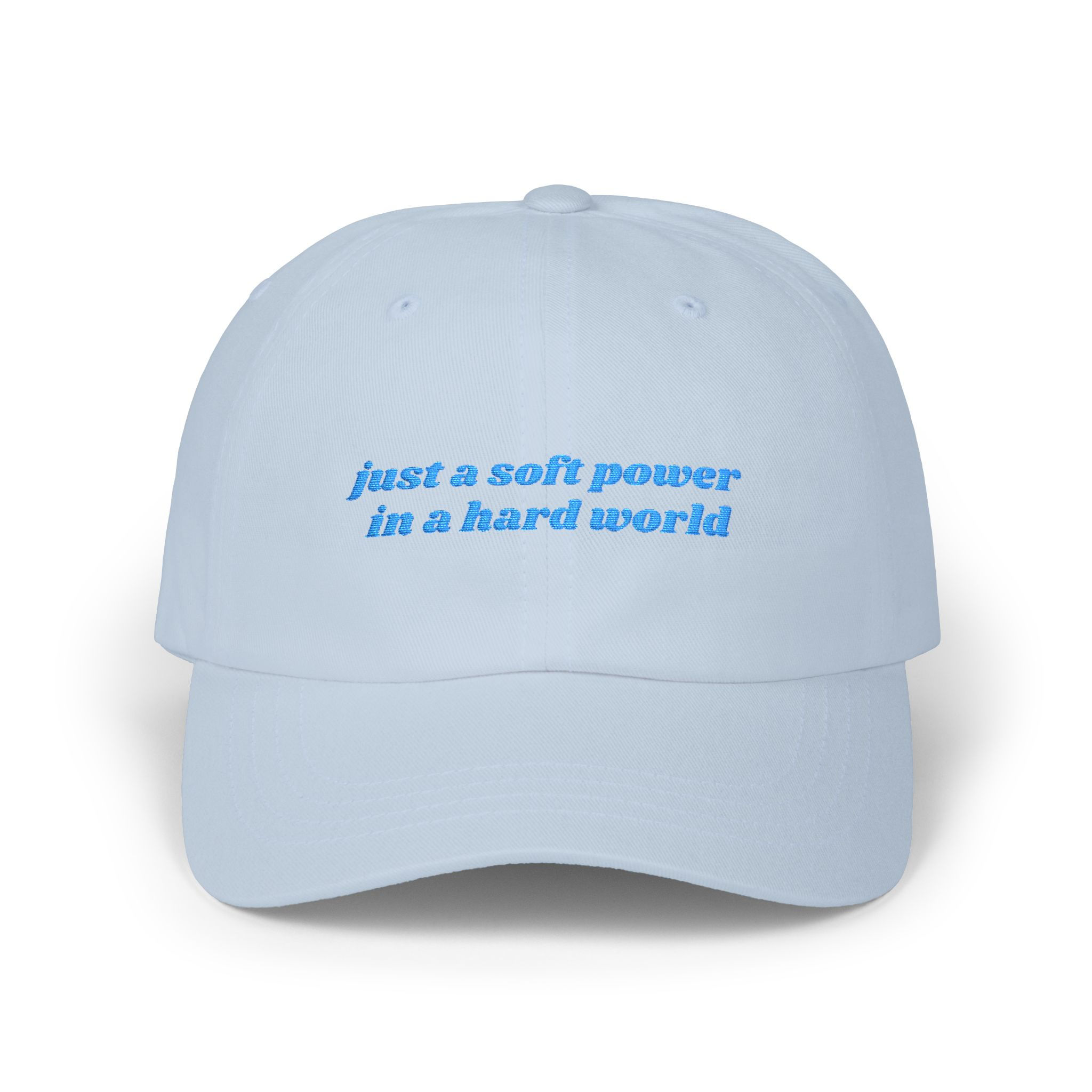 "Soft Power” Embroidered Dad Cap