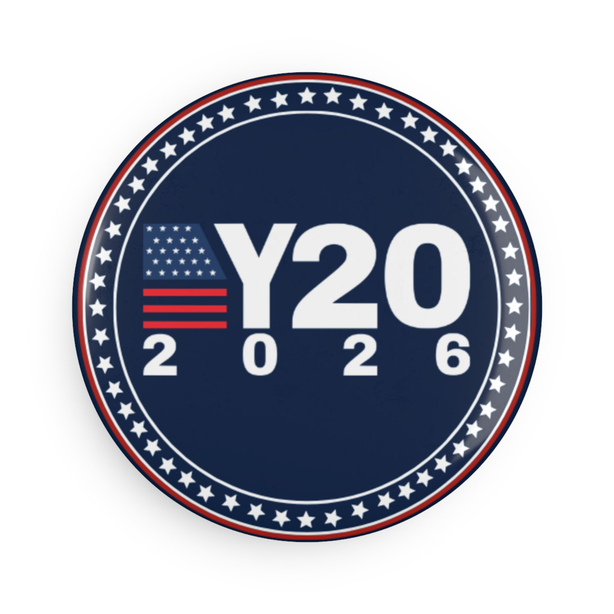 Y20 2026 Round Button Magnet