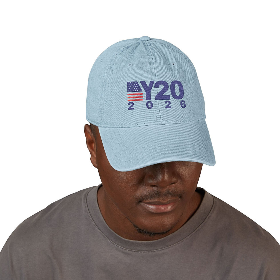 Thumbnail: Y20 2026 Embroidered Denim Hat