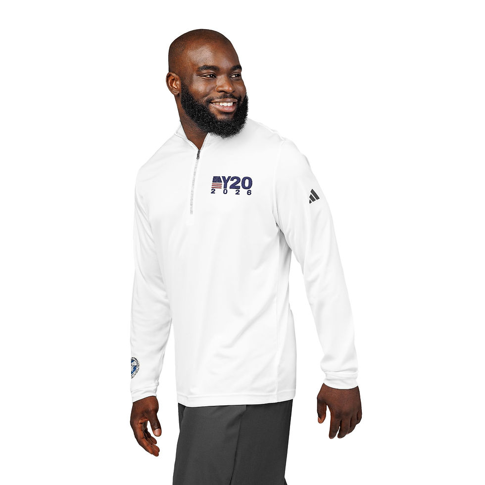 Thumbnail: Adidas Y20 2026 Summit Embroidered Quarter-Zip Pullover