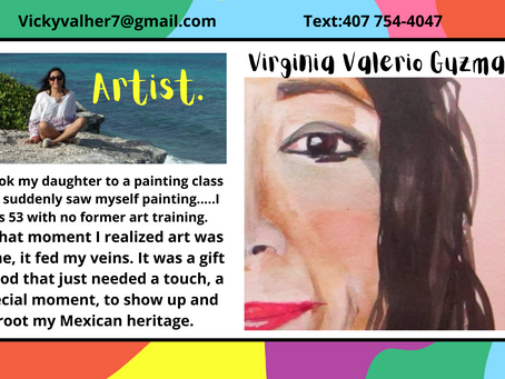 "Painting is like color dancing on canvas."