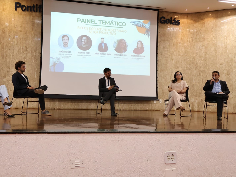 Ceagre apresenta projetos sustentáveis no 1° Congresso Goiano de Mudanças Climáticas