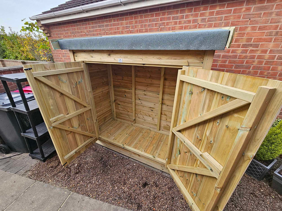 Thumbnail: Tool Store – 12mm Tanalised Shiplap Cladding -10ftx8ft