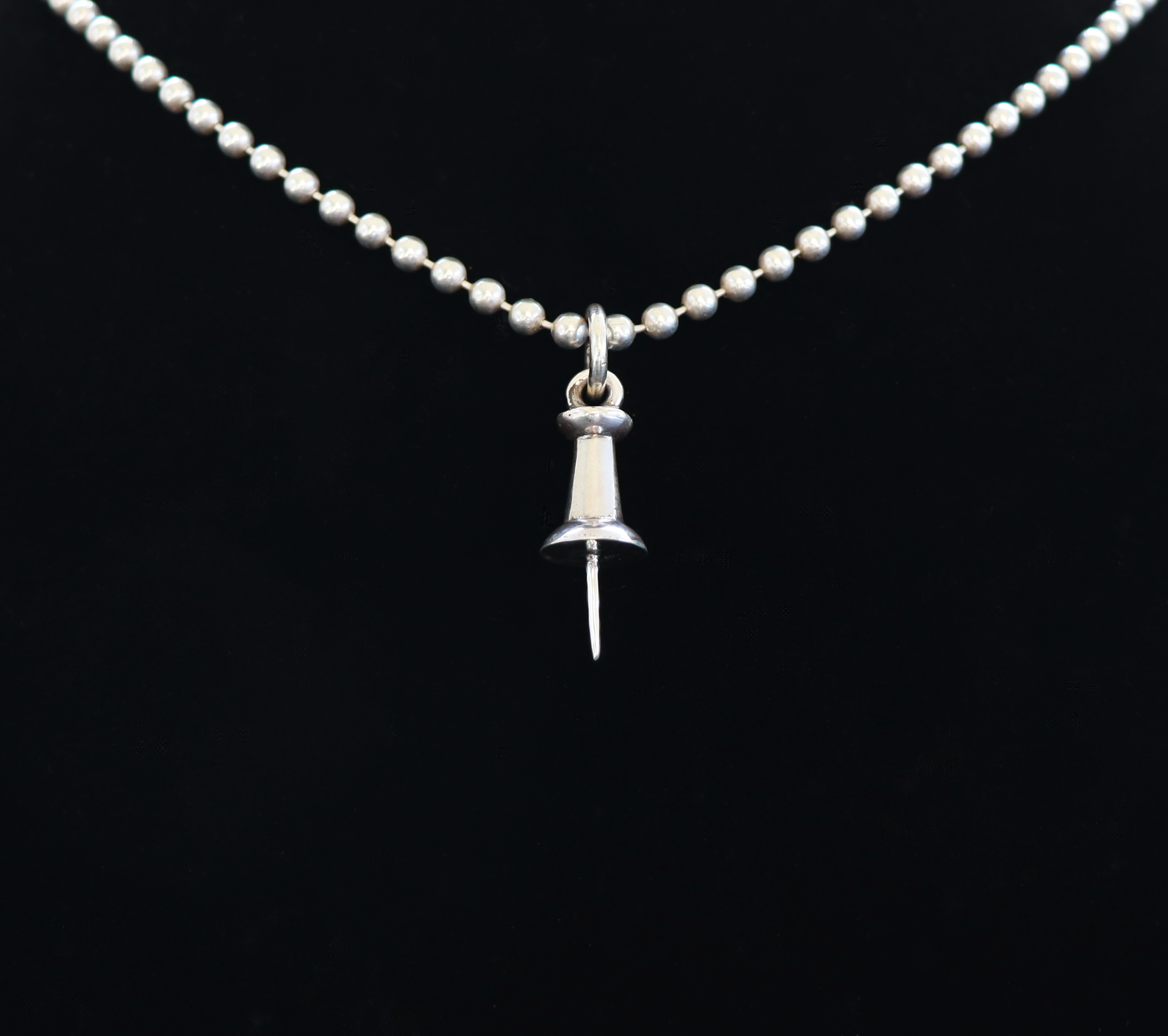 Silver Pin Pendant