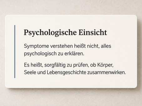 Was passiert in der Pychotherapie?