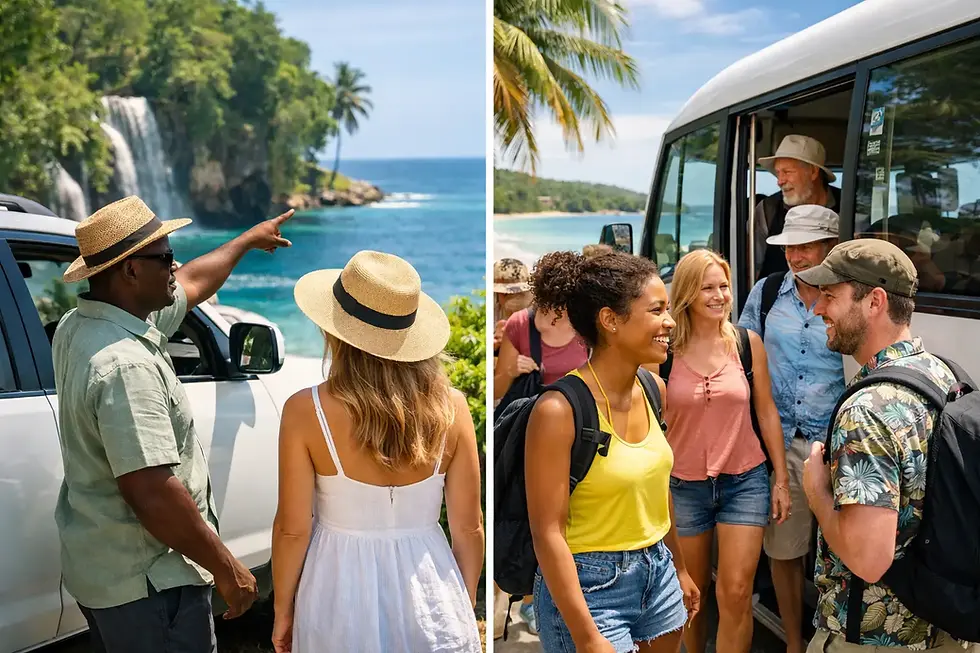 Private Tour vs Group Tour in Jamaica