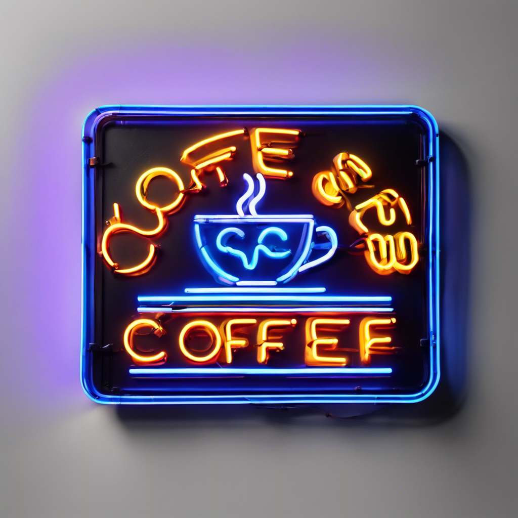 Neon Coffee Shop Sign