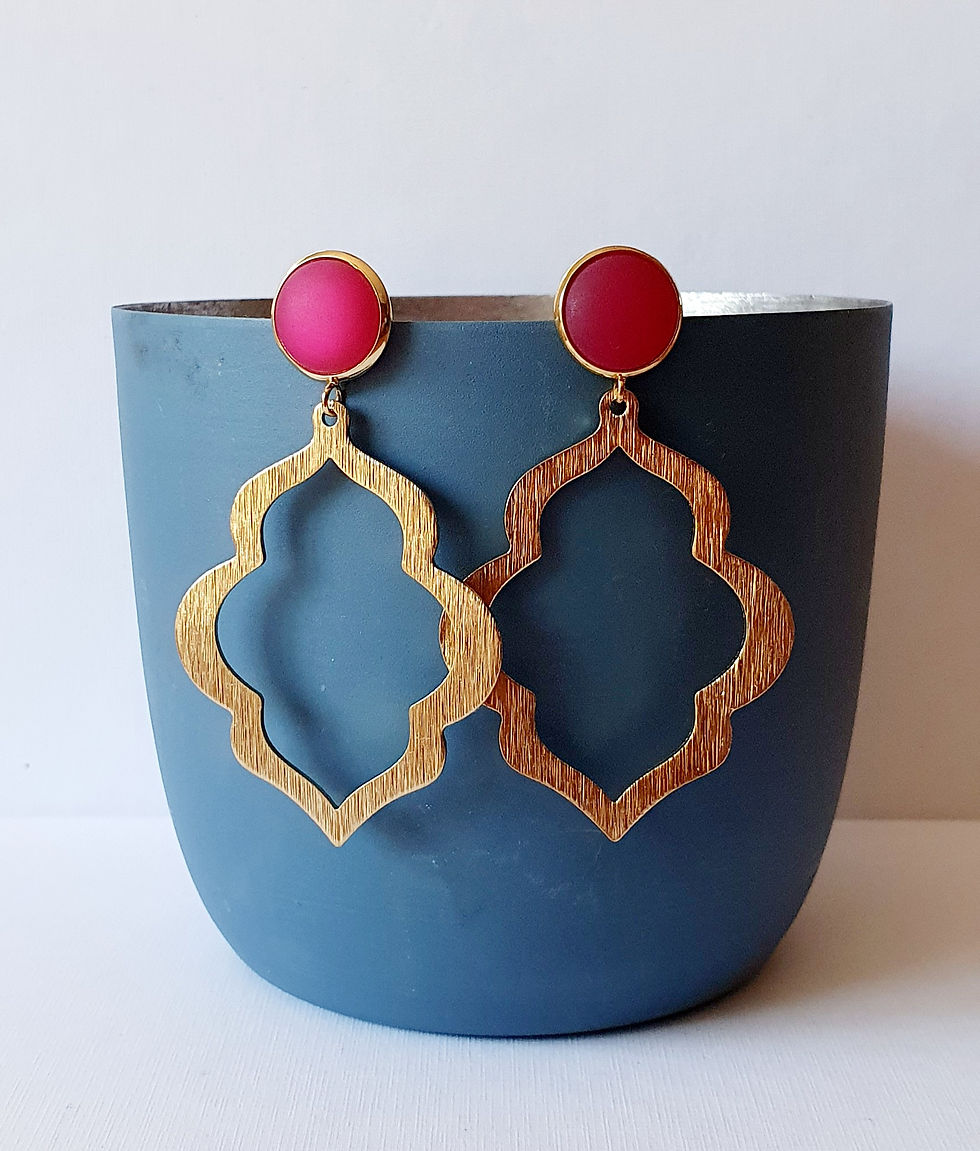 Miniaturbild: Ornamentohrringe in Gold