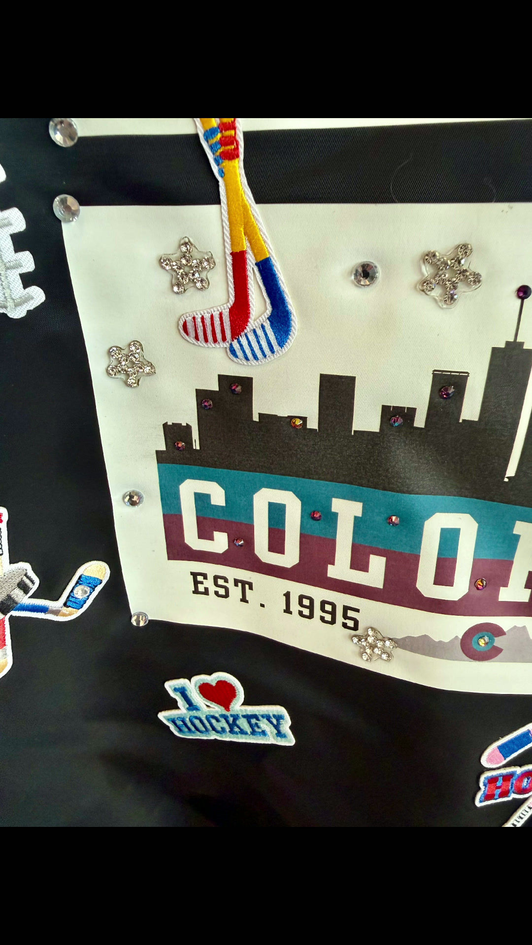 Women’s Colorado Avalanche Black Jacket XL 