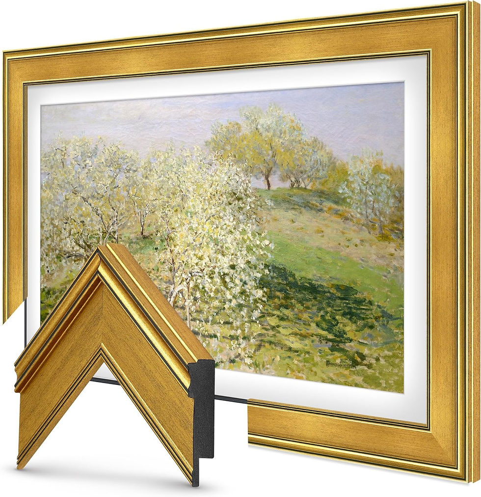 Antique Gold 55" Premiere Deco TV Frame - Compatible ONLY with Samsung The Frame TVs