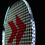 Thumbnail: Naaisha Power Smash Carbon Badminton Racket Multicolour Strung Badminton Racquet